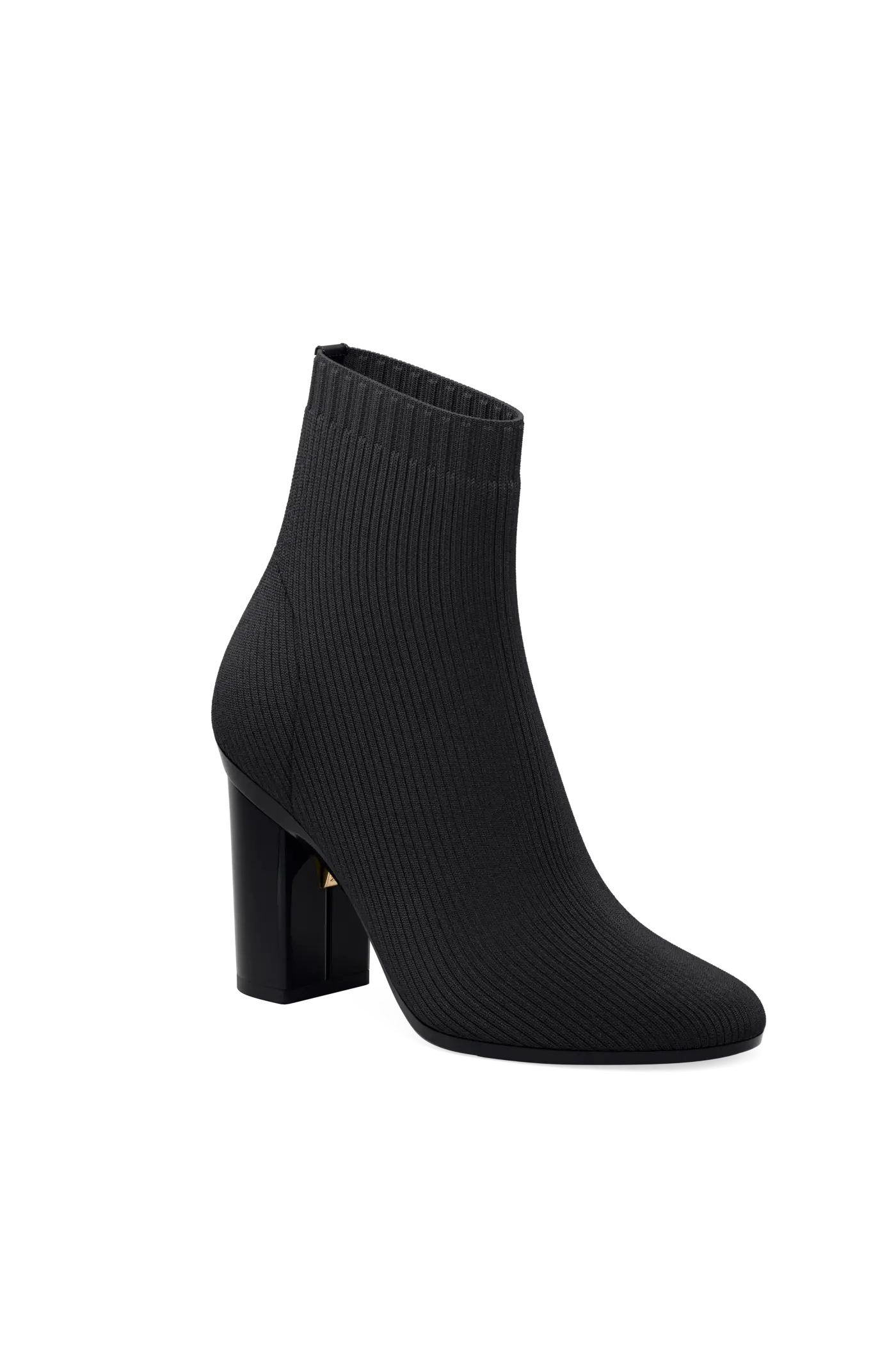 The Josie Bootie - Coal Knit 4 Block - Final Sale