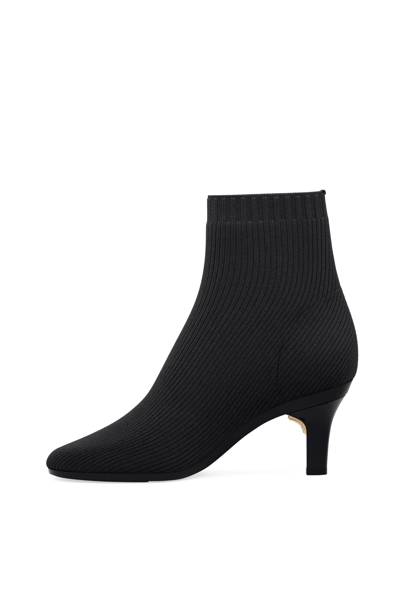 The Josie Bootie - Coal Knit 3 Stiletto - Final Sale