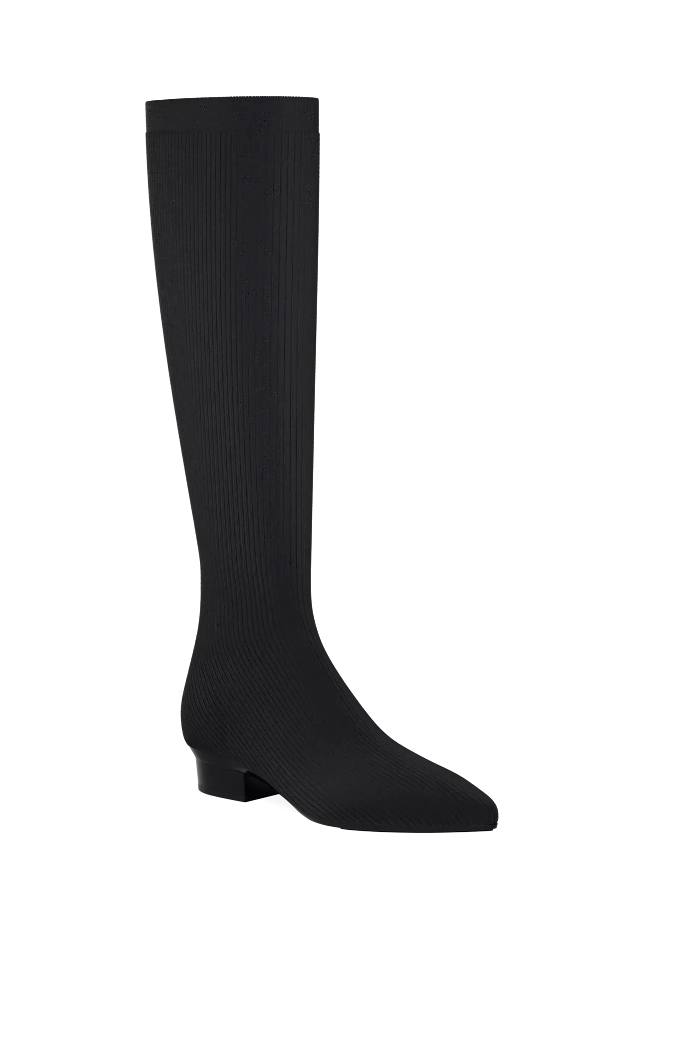 The Knee High Boot - Coal Knit - FINAL SALE