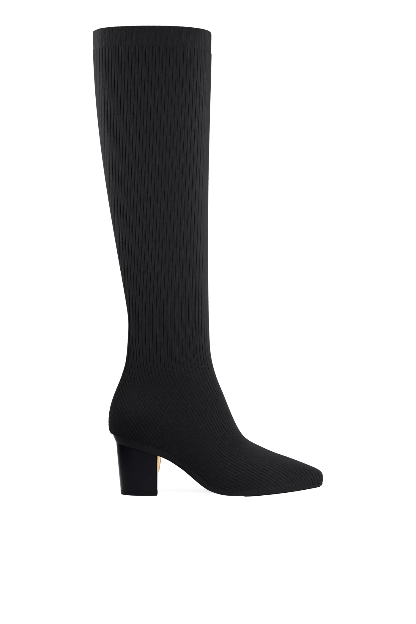 The Knee High Boot - Coal Knit 3 Block - FINAL SALE