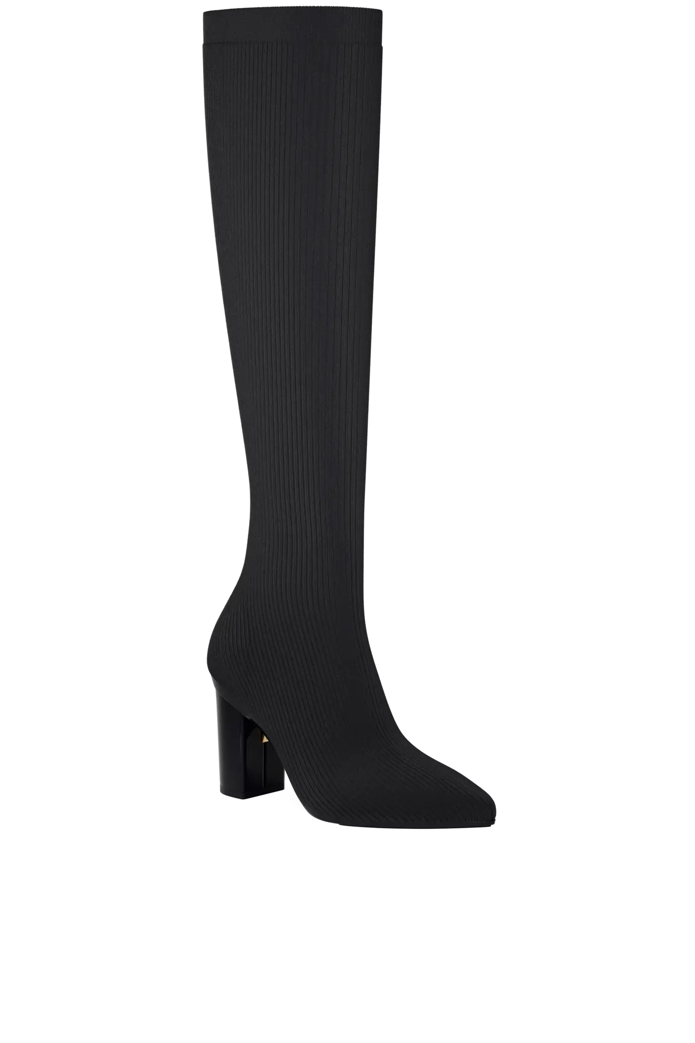 The Knee High Boot - Coal Knit 4 Block - FINAL SALE