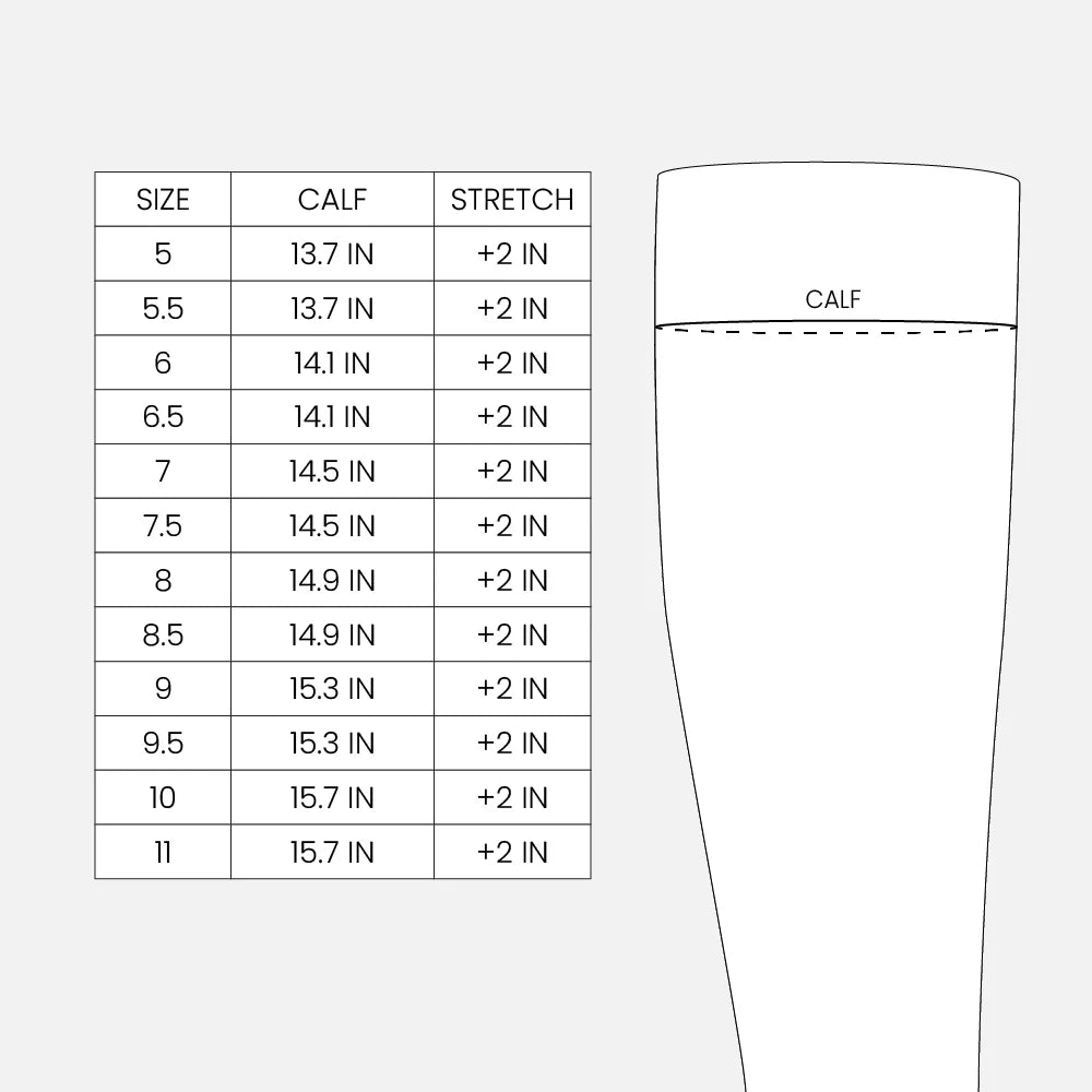 The Knee High Boot - Coal Knit 3 Block - FINAL SALE