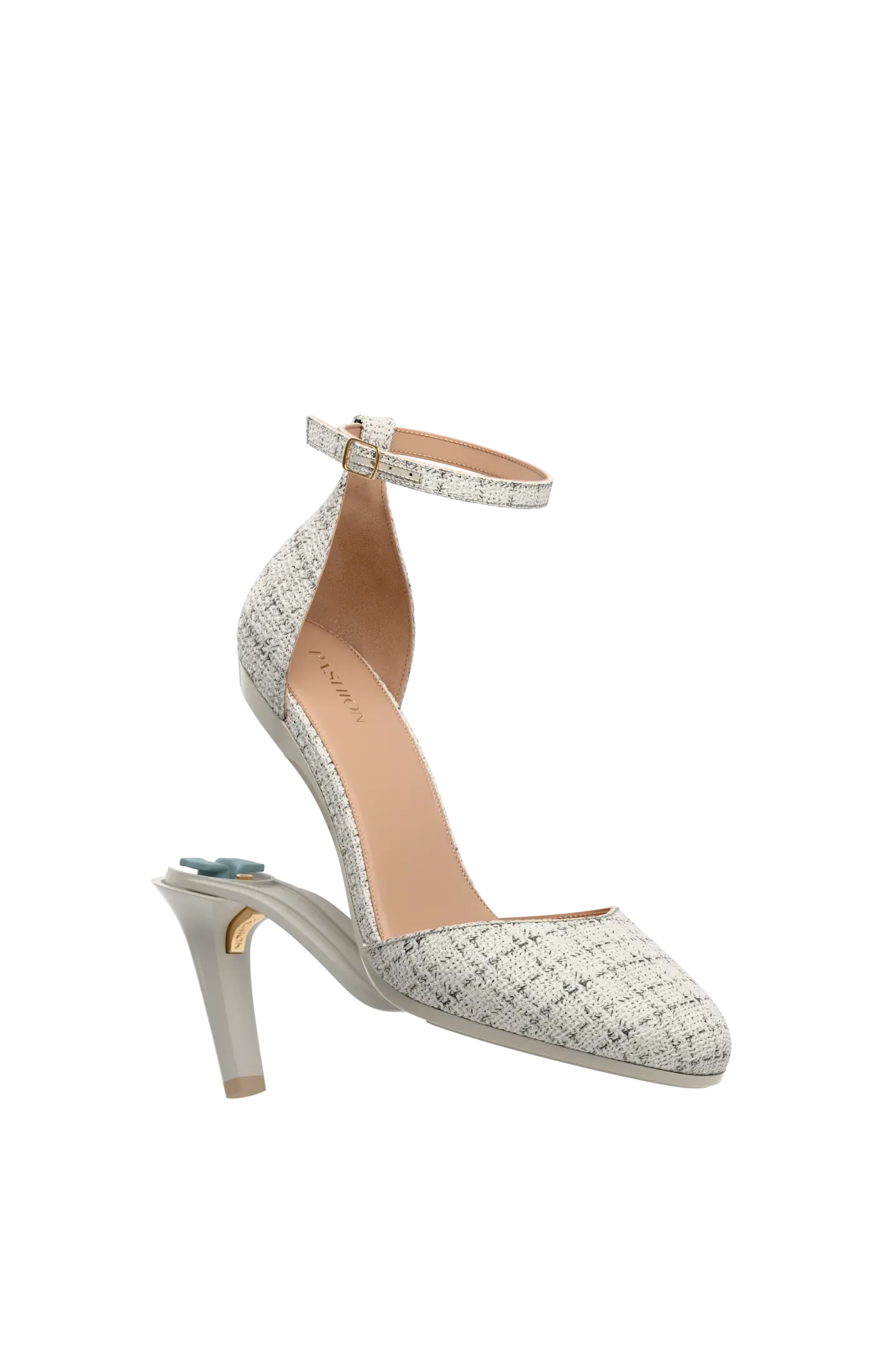 The Margot - Bone Tweed 4 Stiletto