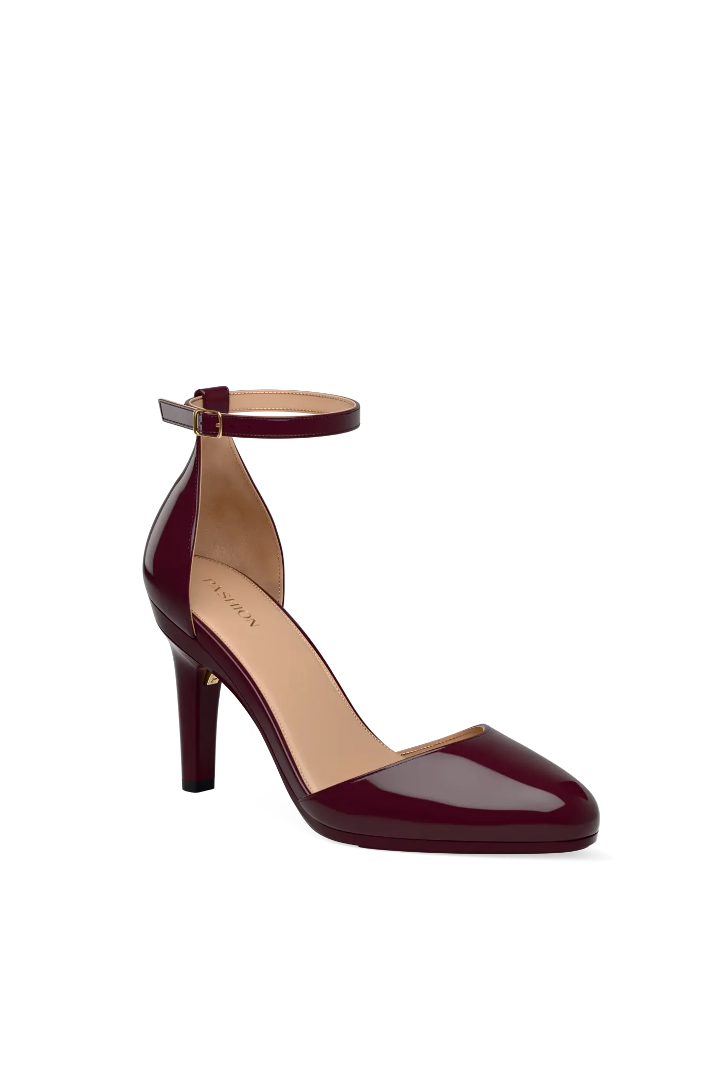 The Margot - Cherry Mocha Patent 4 Stiletto