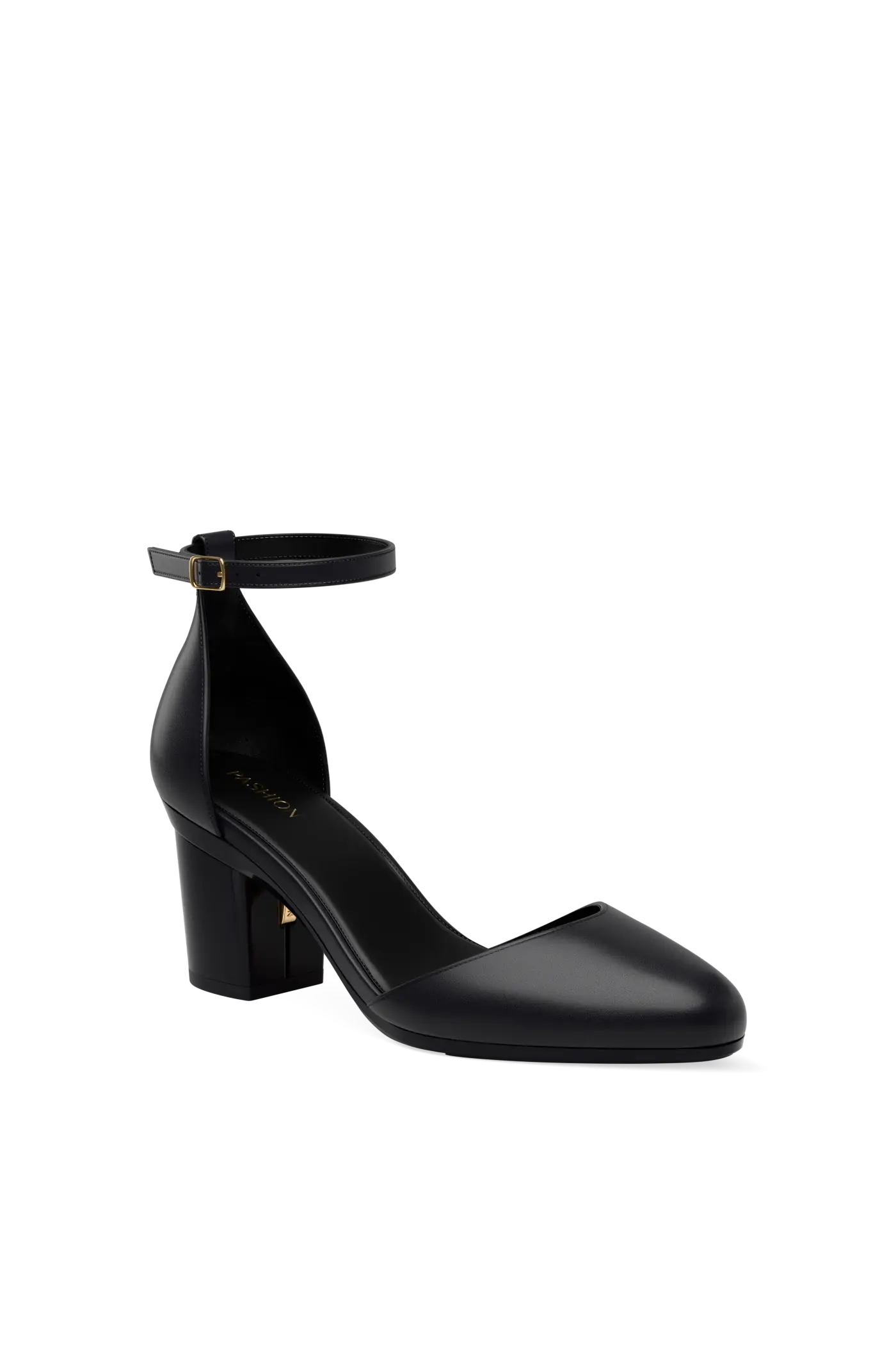 The Margot - Coal Leather 3 Block