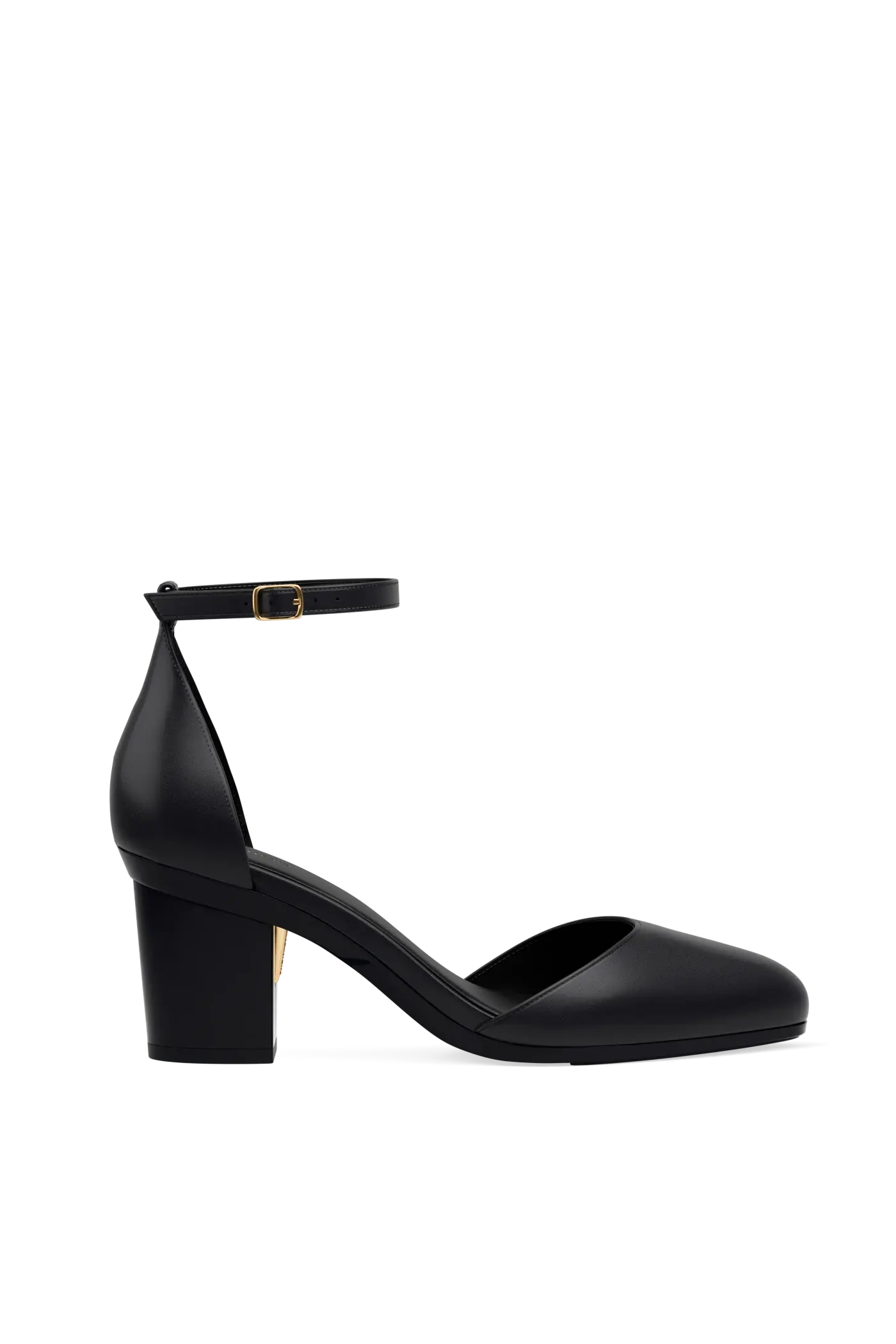 The Margot - Coal Leather 3 Block