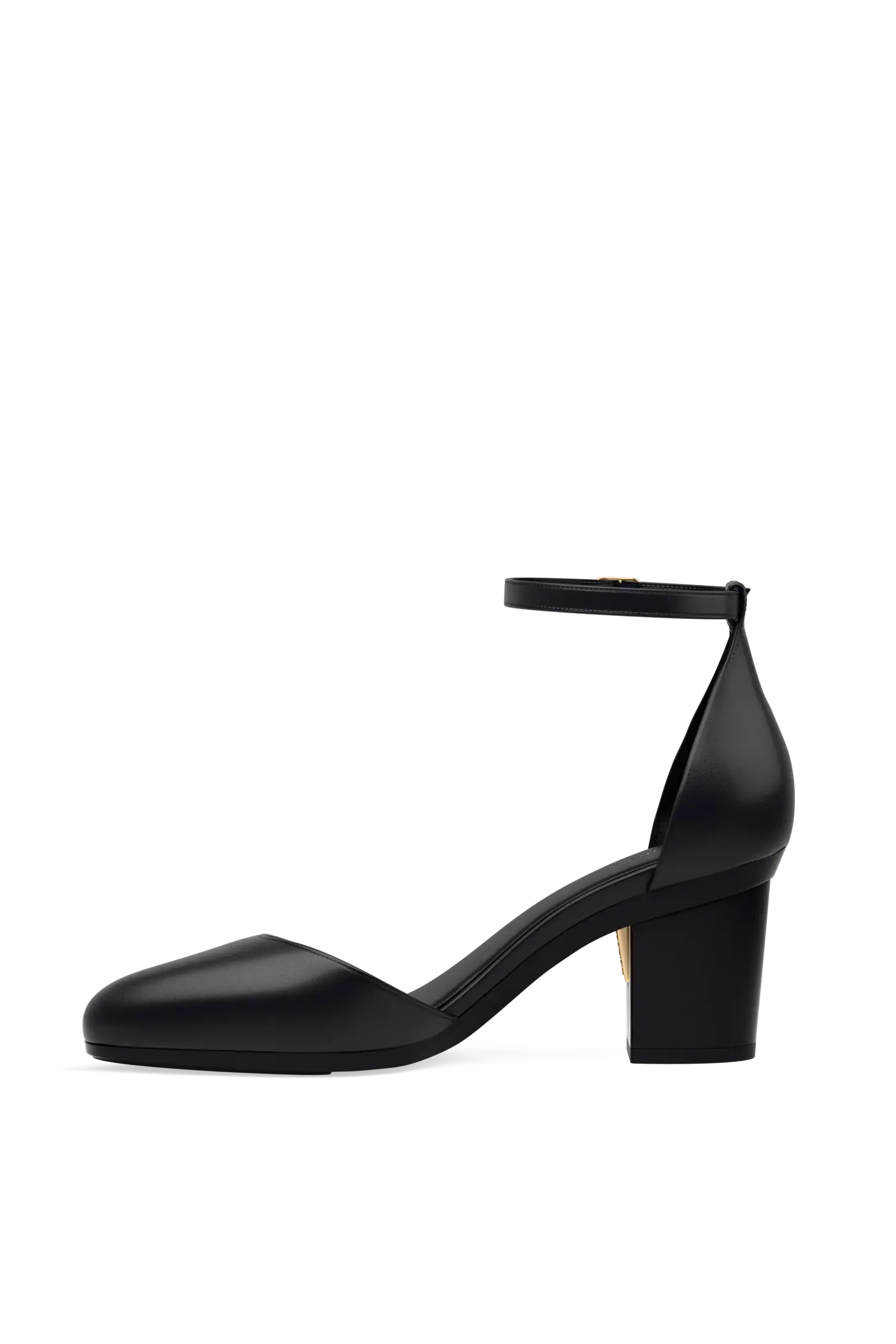 The Margot - Coal Leather 3 Block