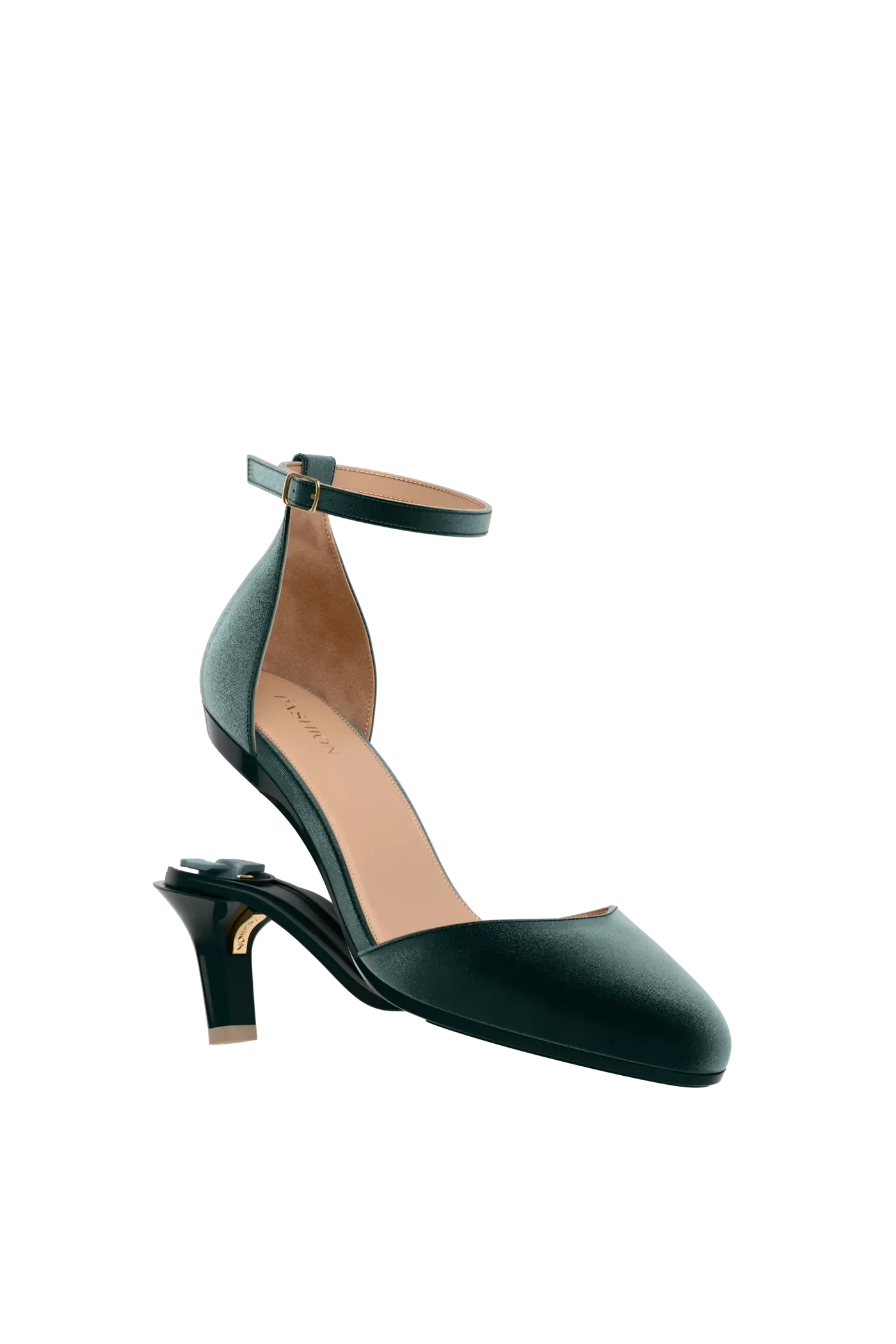 The Margot - Forest Velvet 3 Stiletto