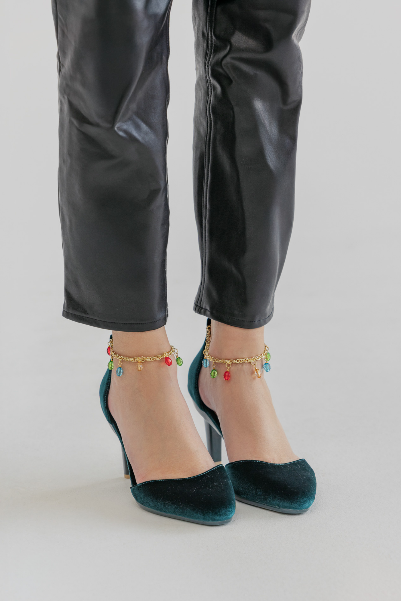 Holiday Lights Ankle Chain