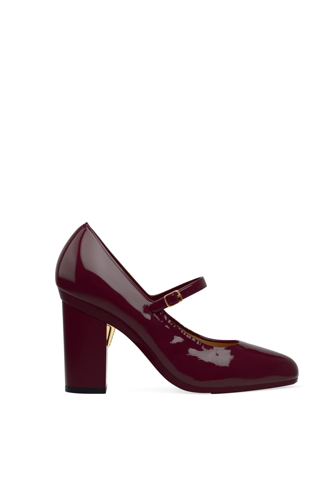 The Mary - Cherry Mocha Patent 4 Block