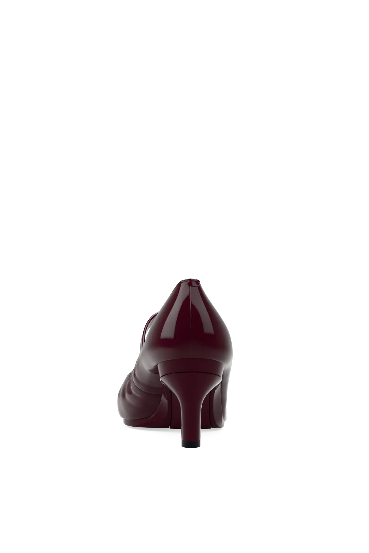The Mary - Cherry Mocha Patent 3 Stiletto