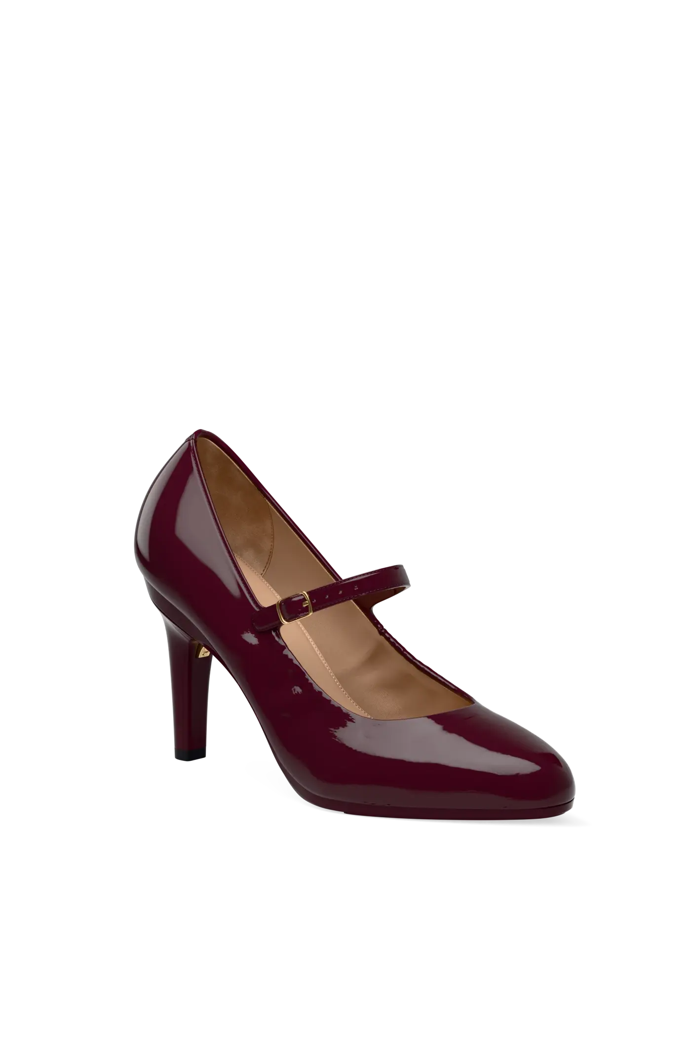 The Mary - Cherry Mocha Patent 4 Stiletto