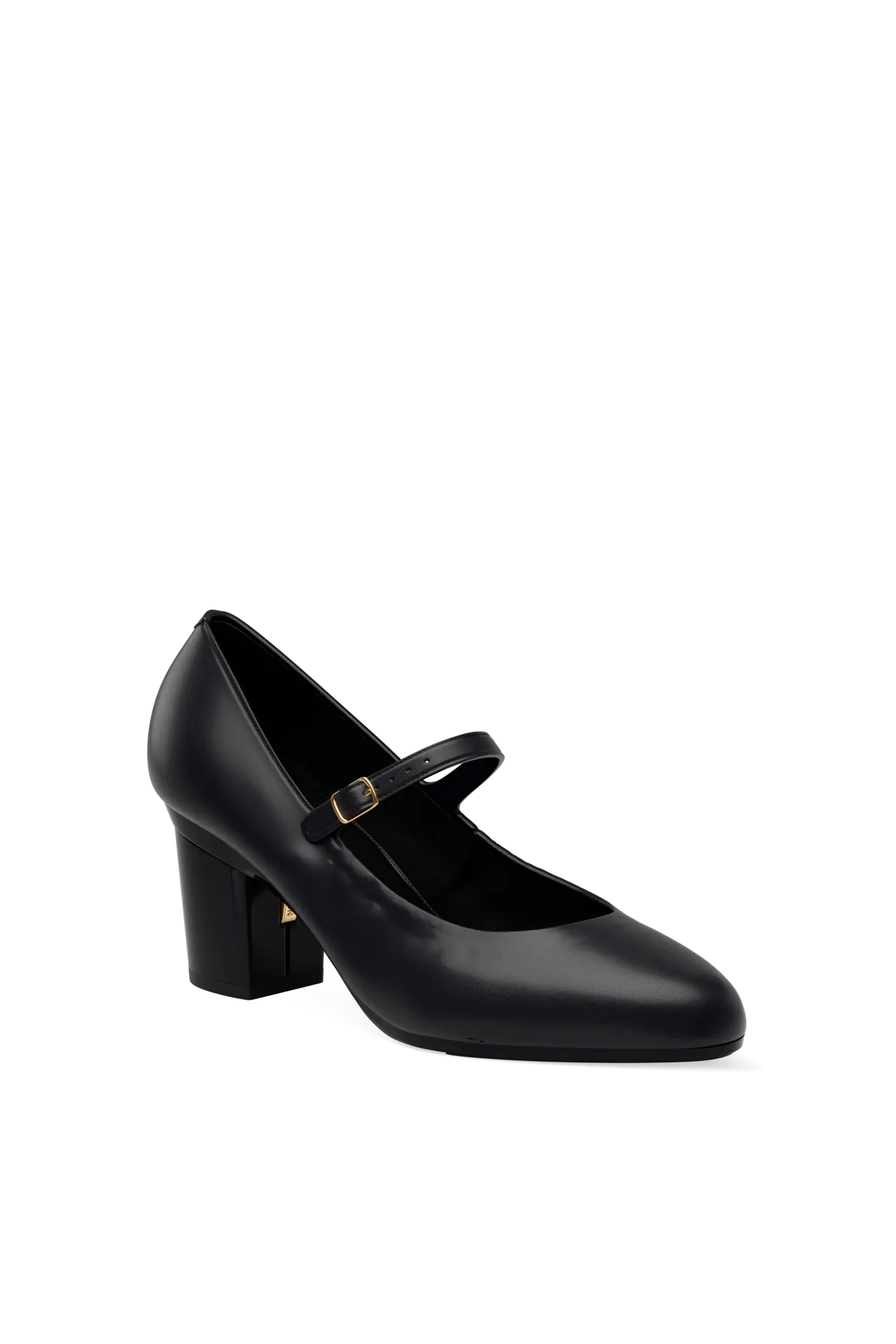 The Mary - Coal Leather 3 Block