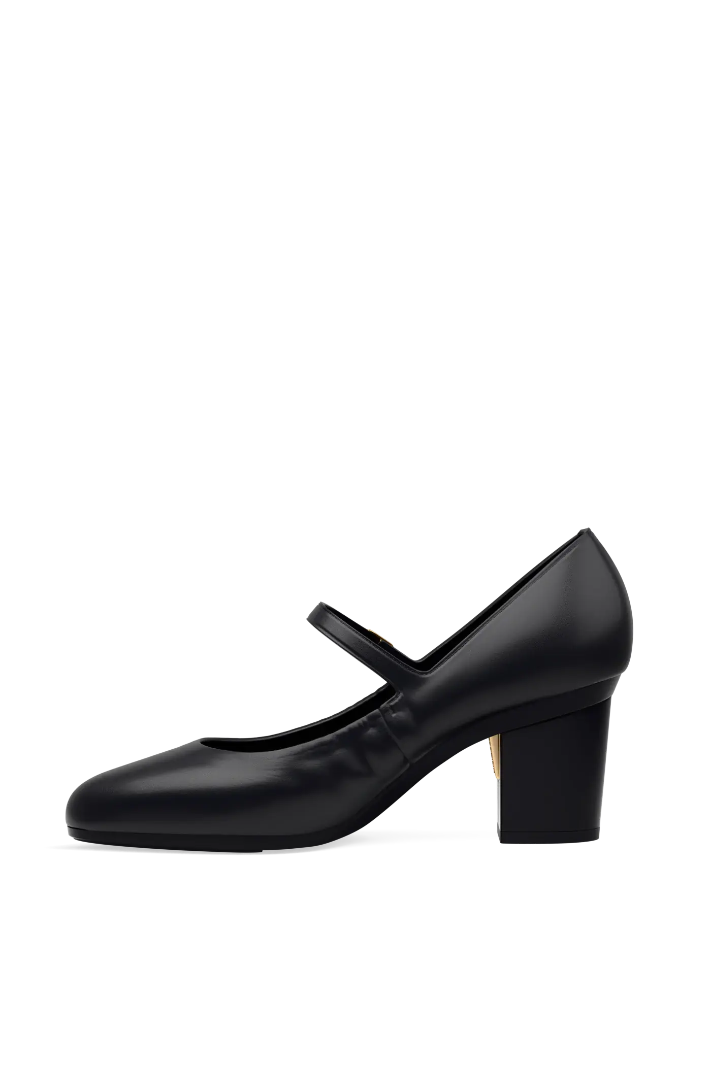 The Mary - Coal Leather 3 Block