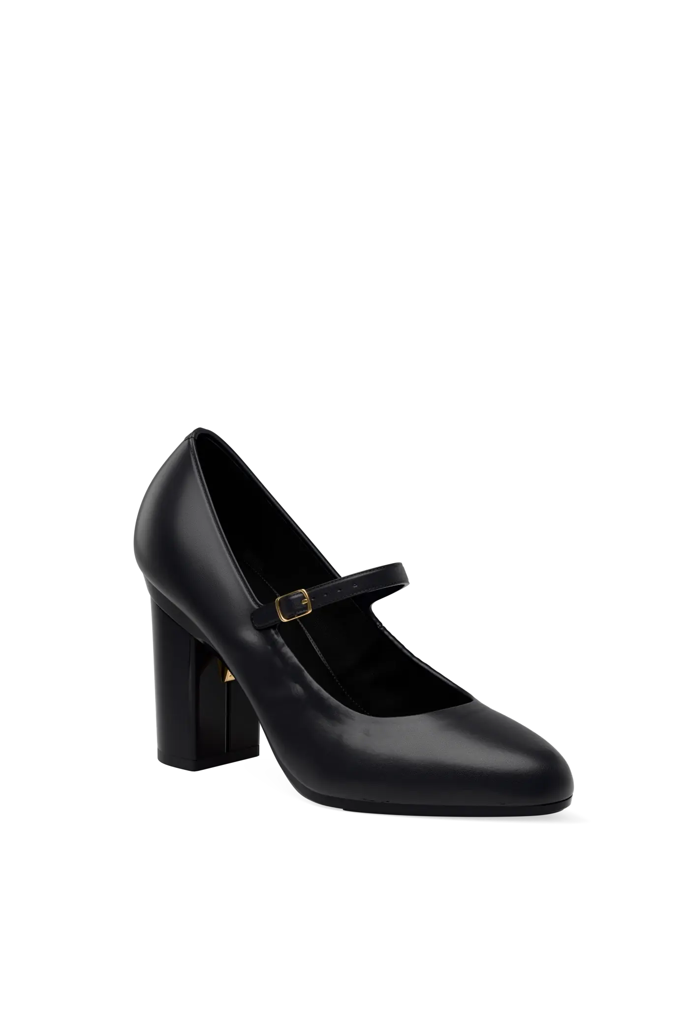 The Mary - Coal Leather 4 Block