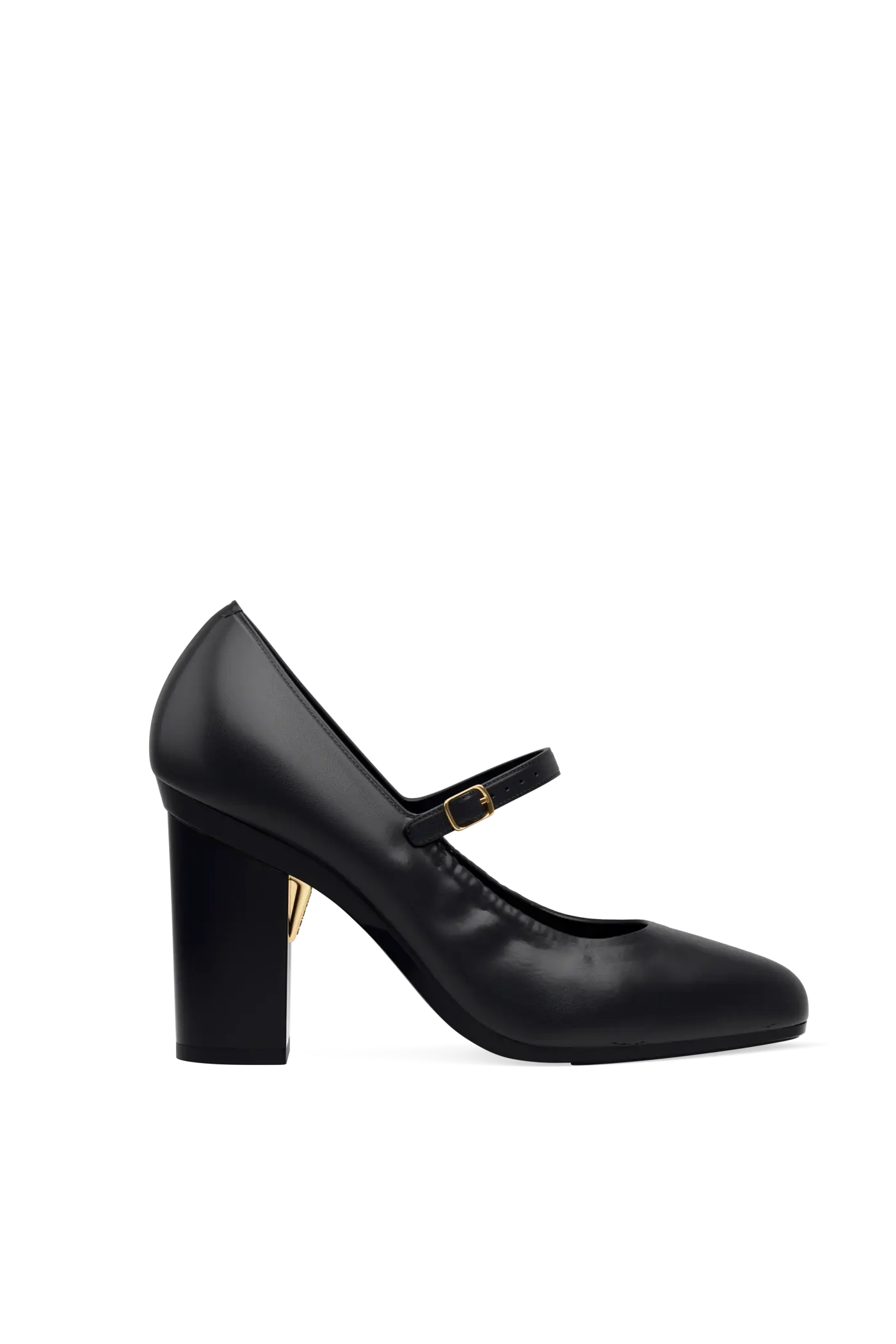 The Mary - Coal Leather 4 Block