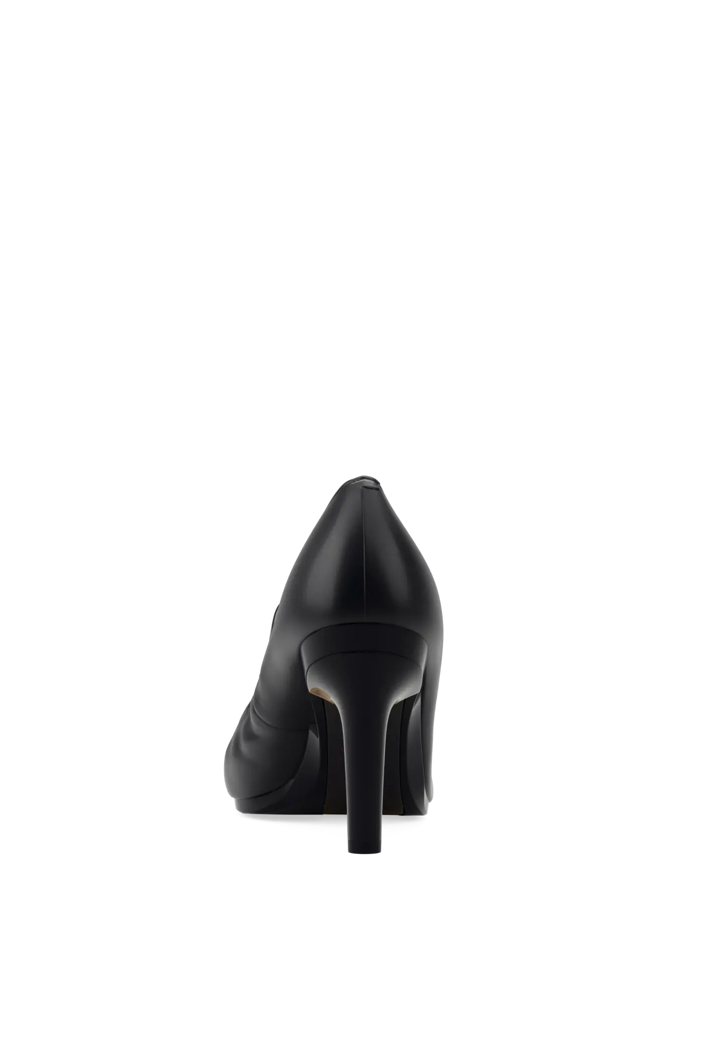 The Mary - Coal Leather 4 Stiletto
