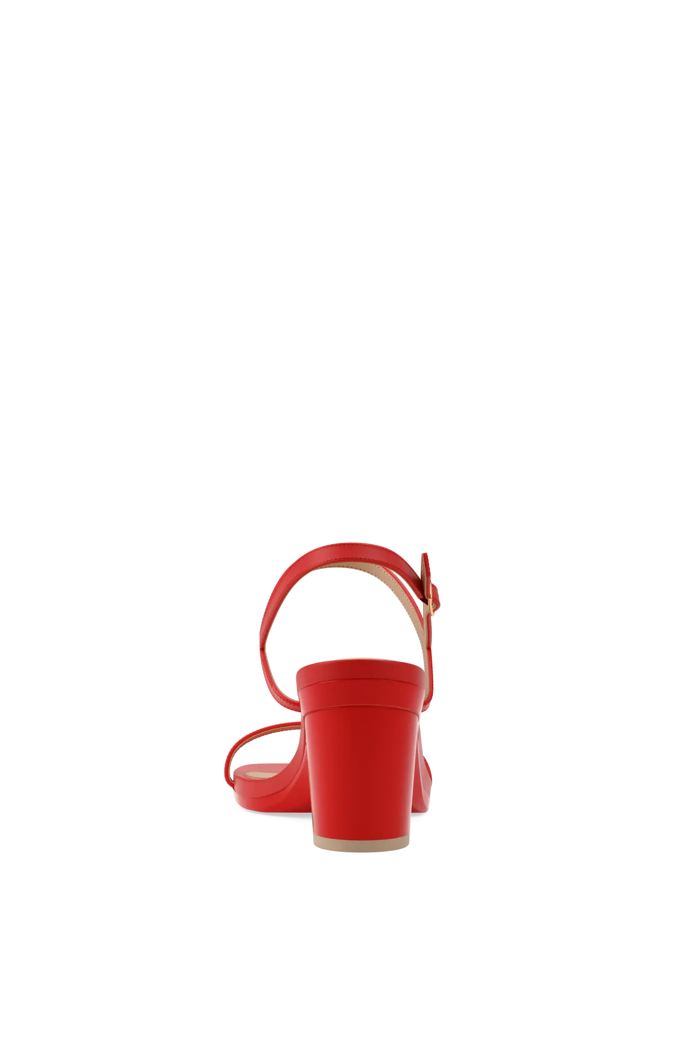 The Miranda - Cherry Red Leather 3 Block