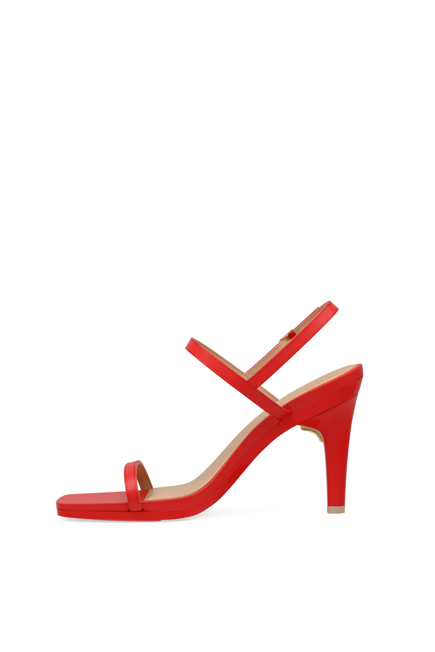 The Miranda - Cherry Red Leather 4 Stiletto