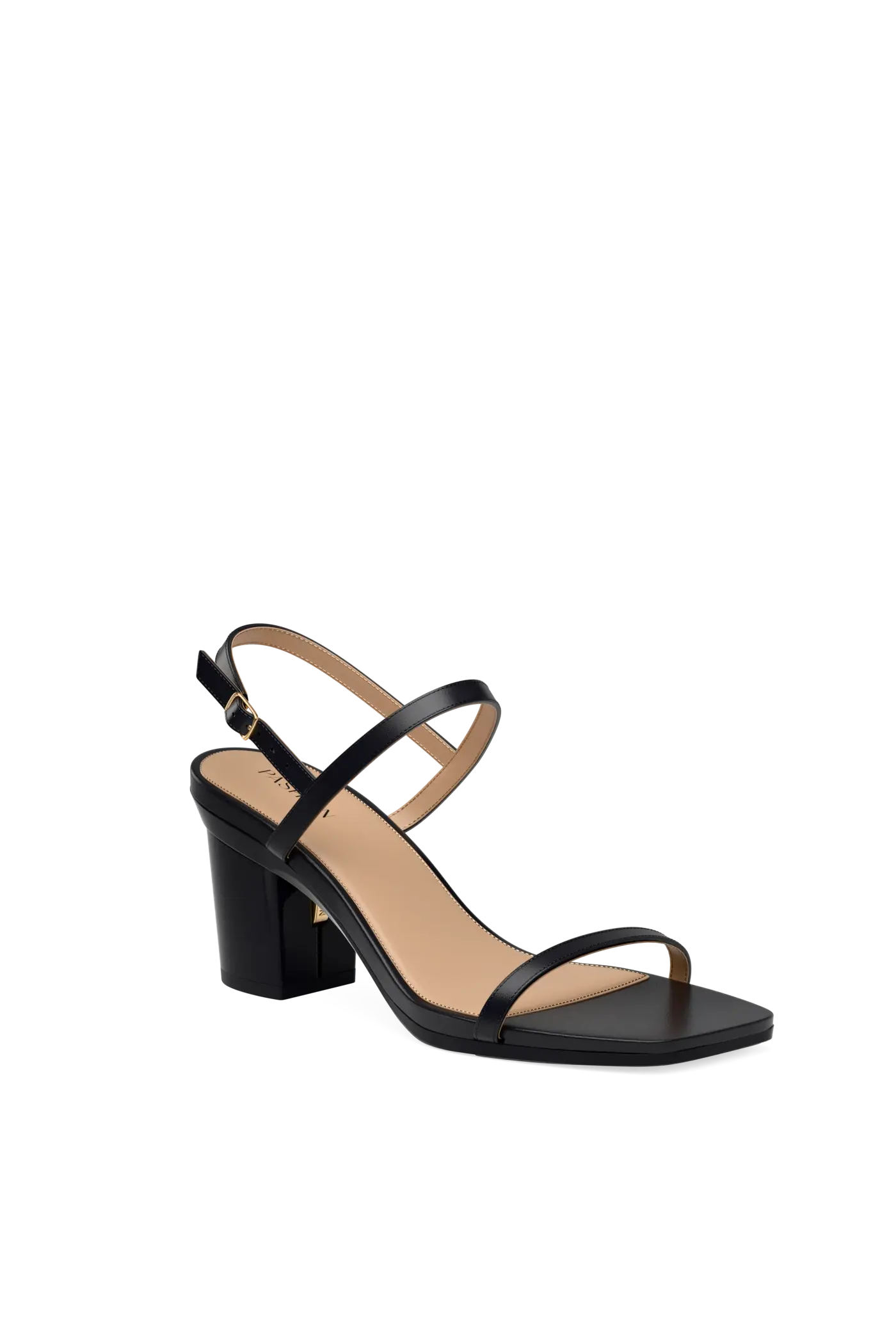 The Miranda - Coal Leather 3 Block