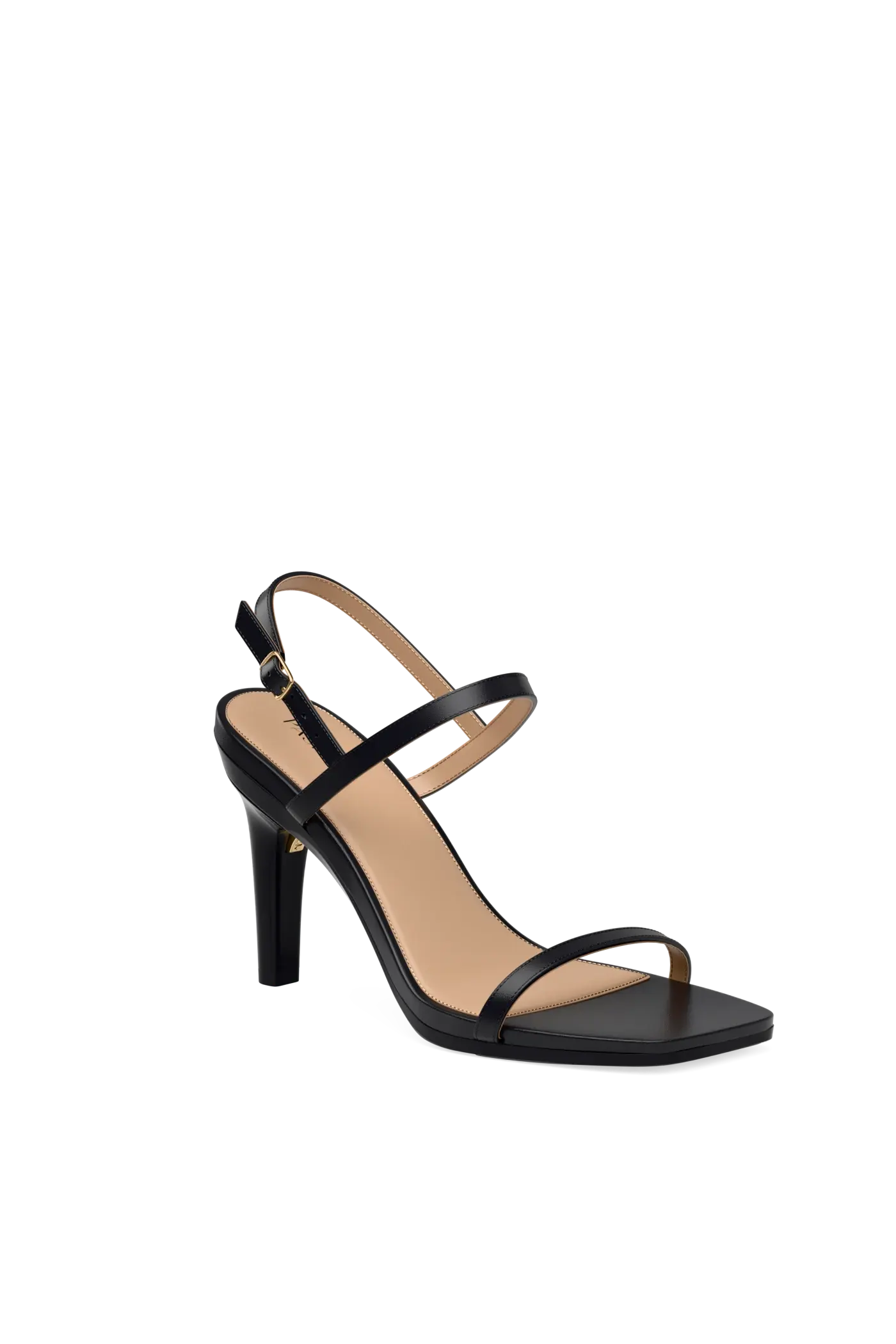The Miranda - Coal Leather 4 Stiletto