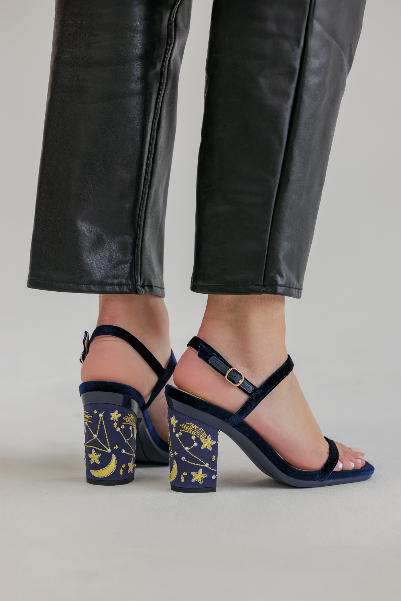 Block Heel Kit 4 Midnight Constellation Embroidery