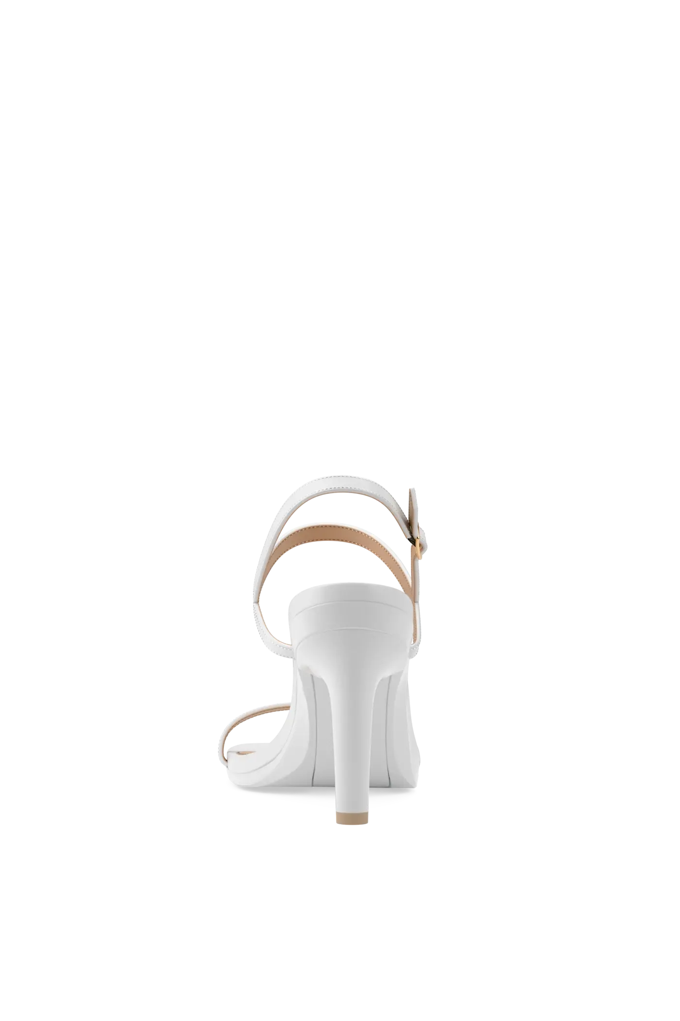 The Miranda - White Leather 4 Stiletto