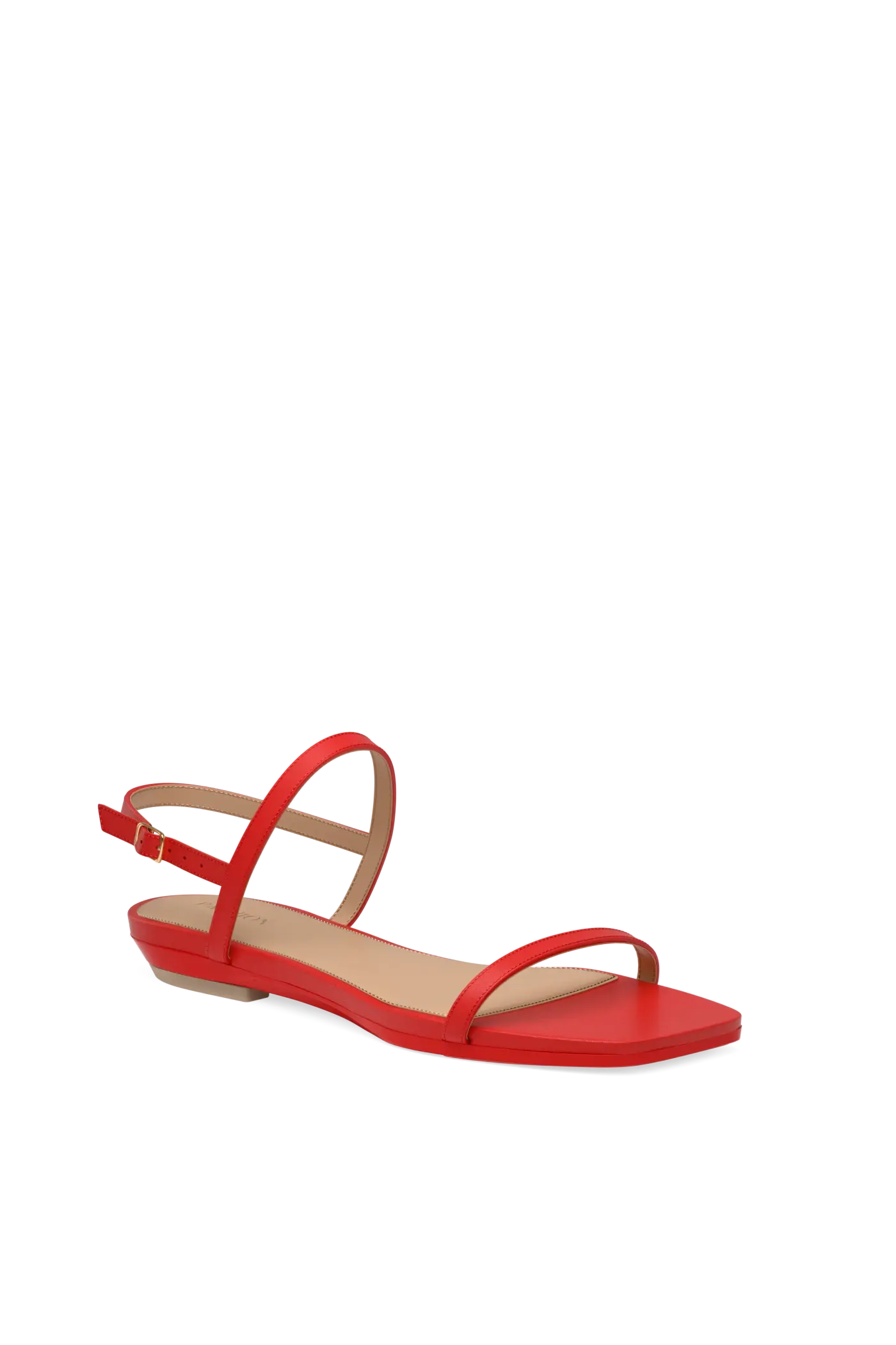 The Miranda - Cherry Red Leather 3 Block