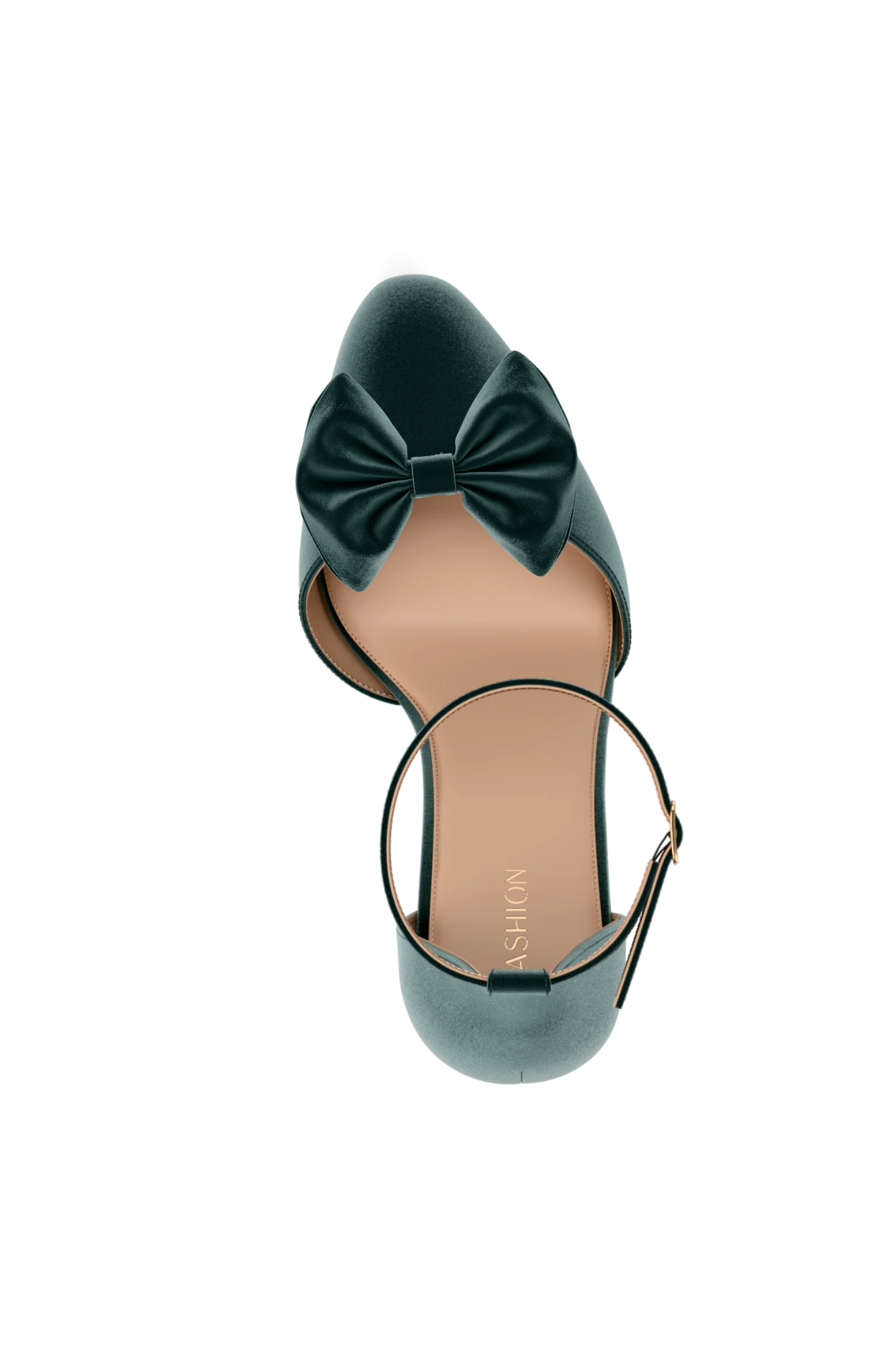 Bow Clip Forest Velvet