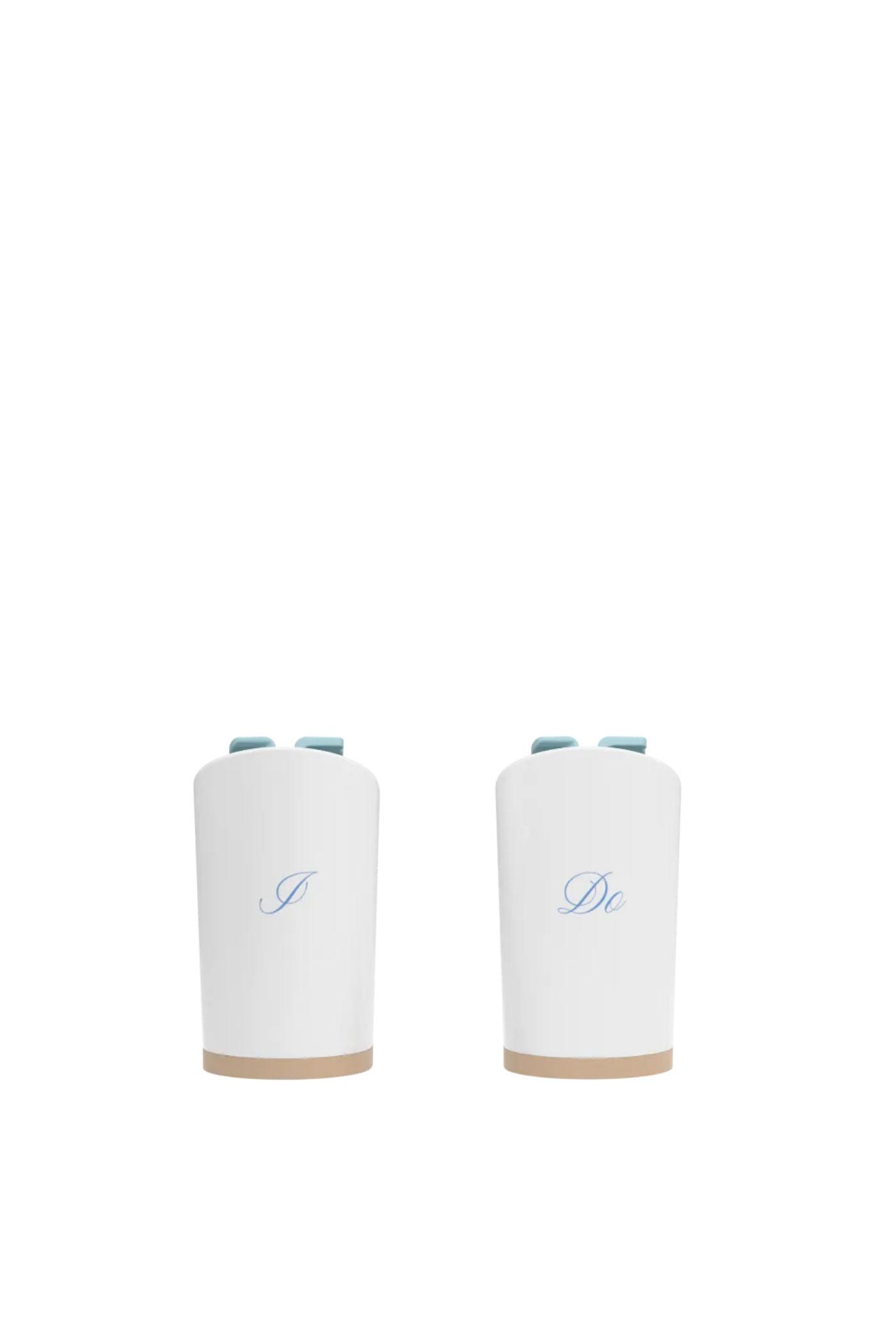 Personalized Block Heel Kit 4 White