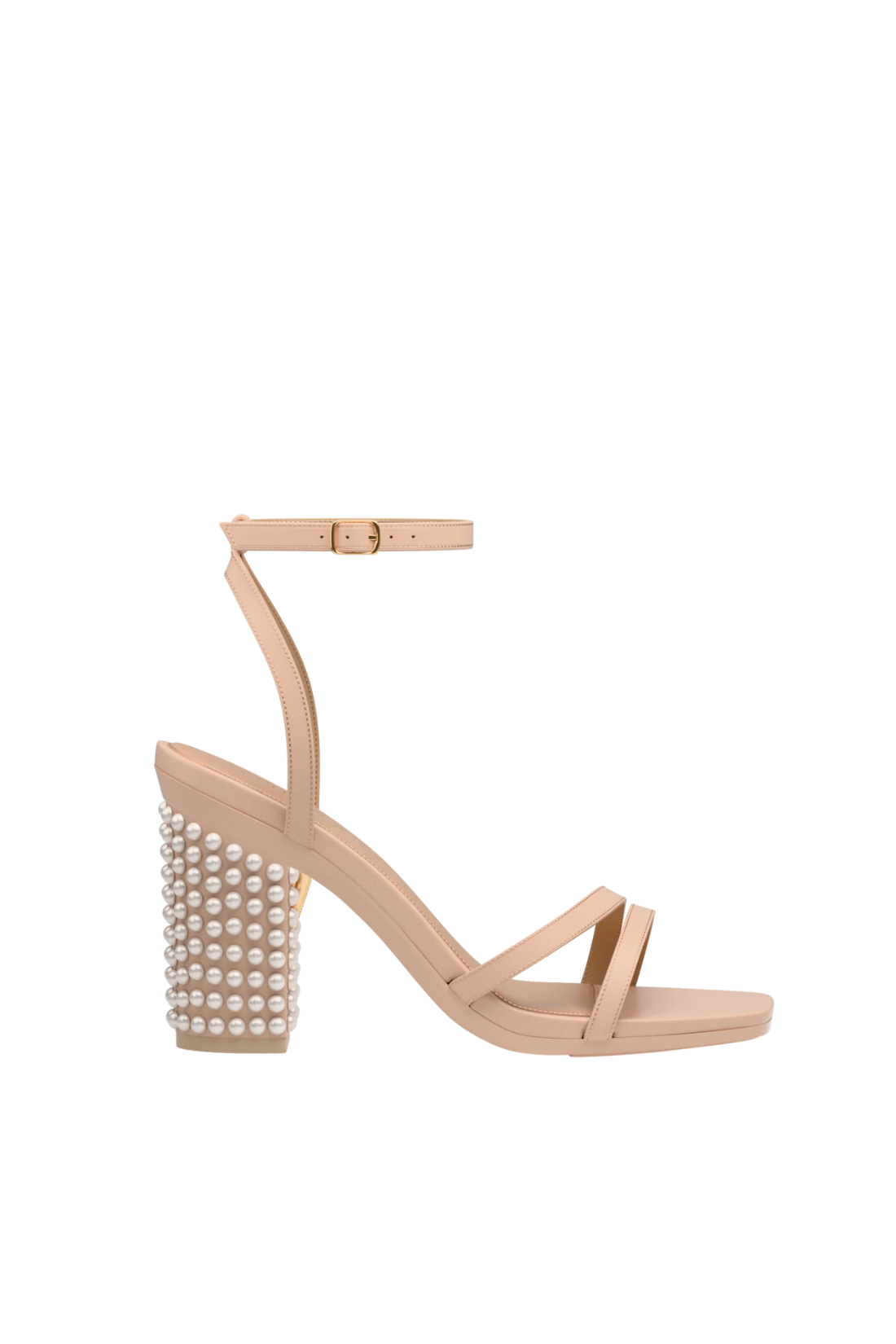 Block Heel Kit 4 Sand Pearl Drop