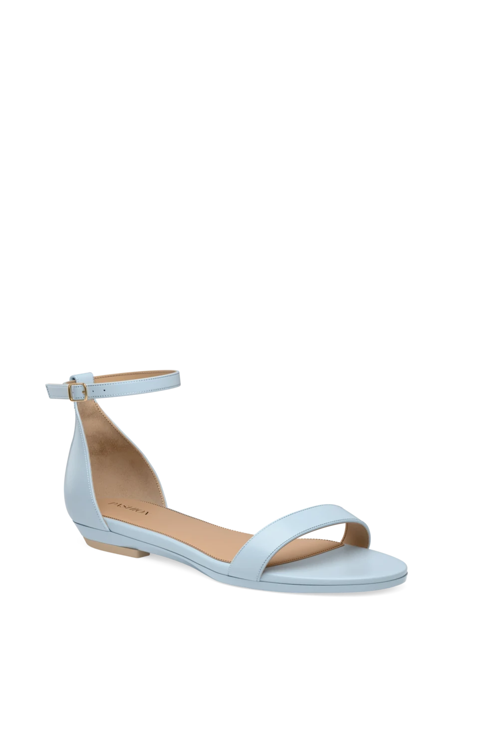 The Pashionista - Baby Blue Leather 3 Stiletto