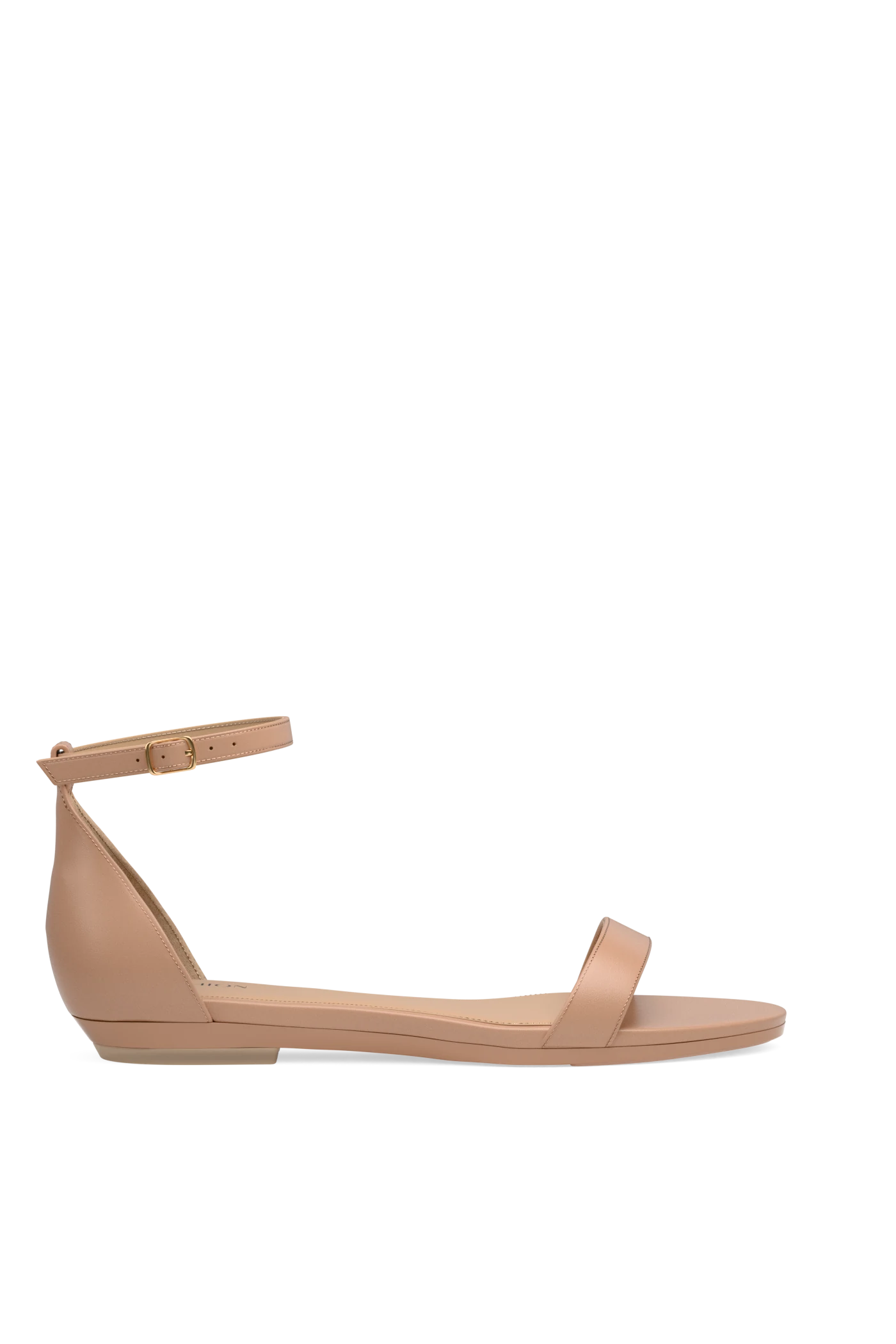 The Pashionista - Latte Leather Flat