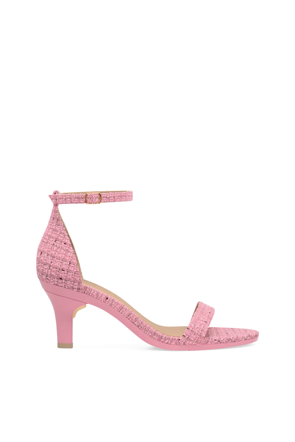 The Pashionista - Pink Tweed 3 Stiletto