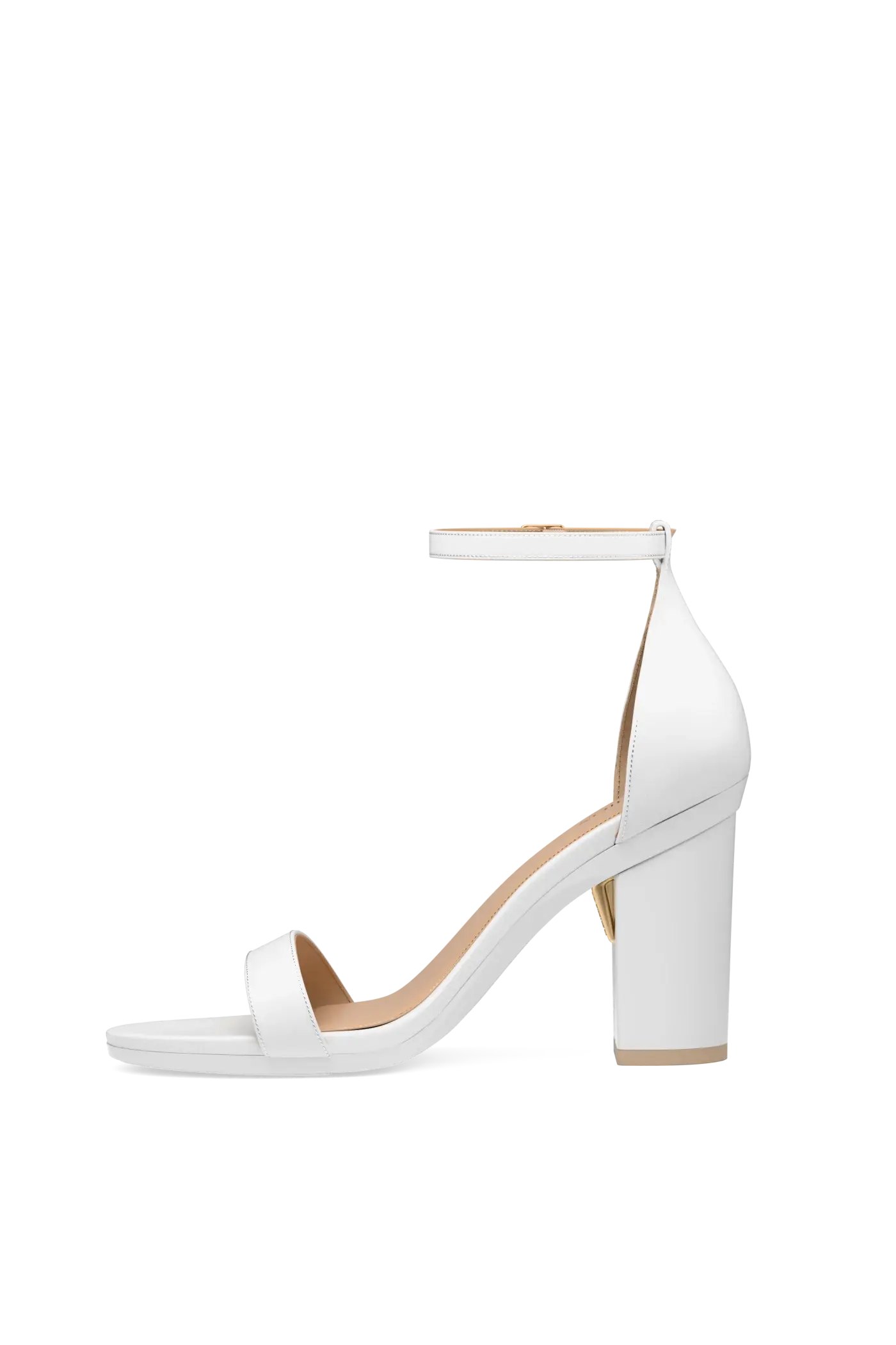 The Pashionista - White Leather + Block Heel Kit 4 White