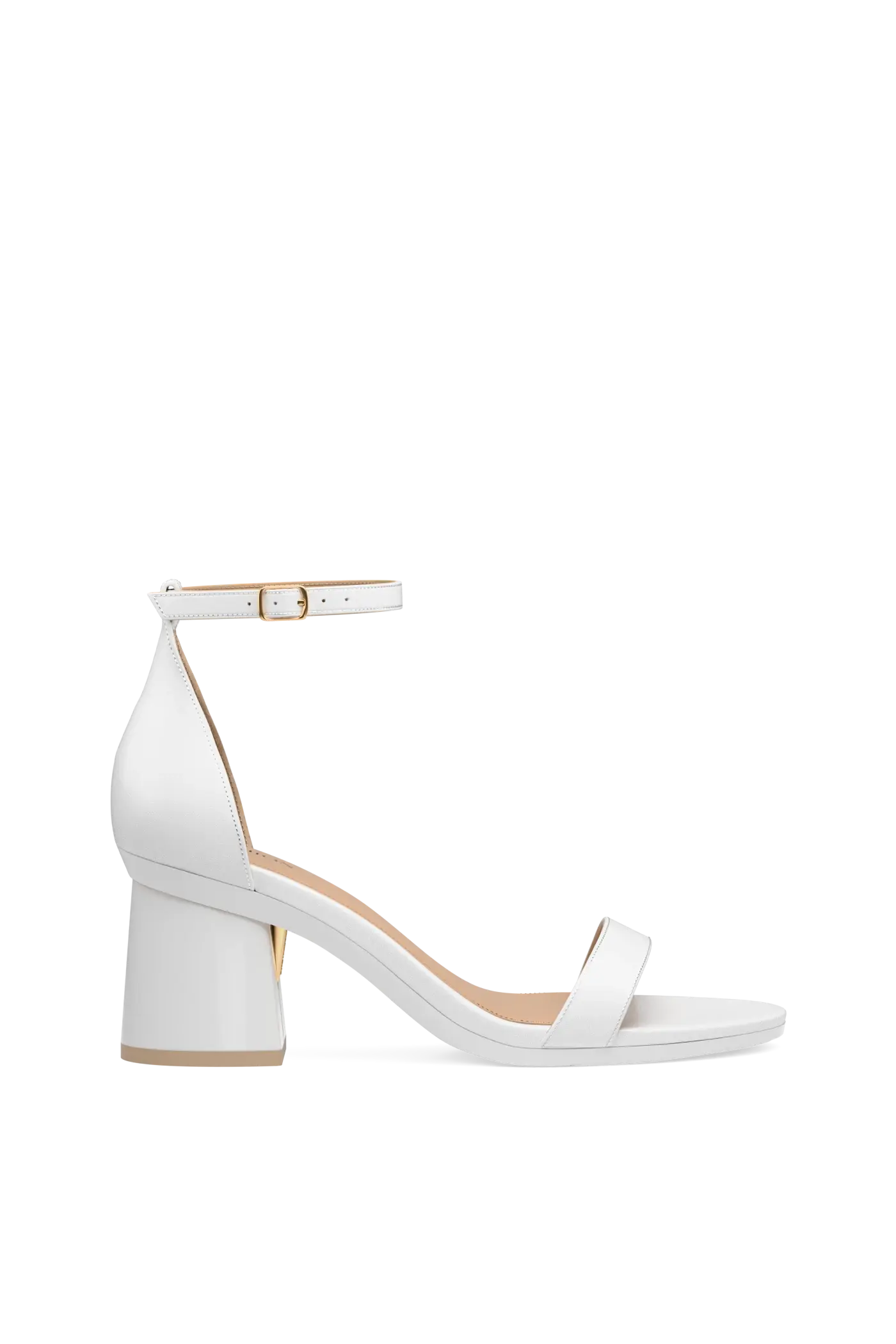 Flare Block Heel Kit 3 White