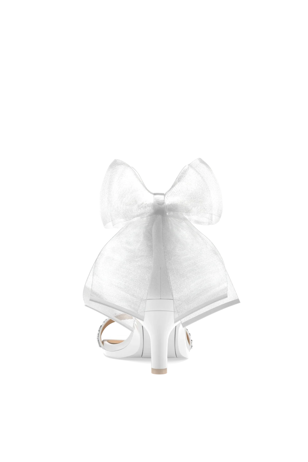 The Pashionista - White Crystal Bow + Stiletto Heel Kit 3 White
