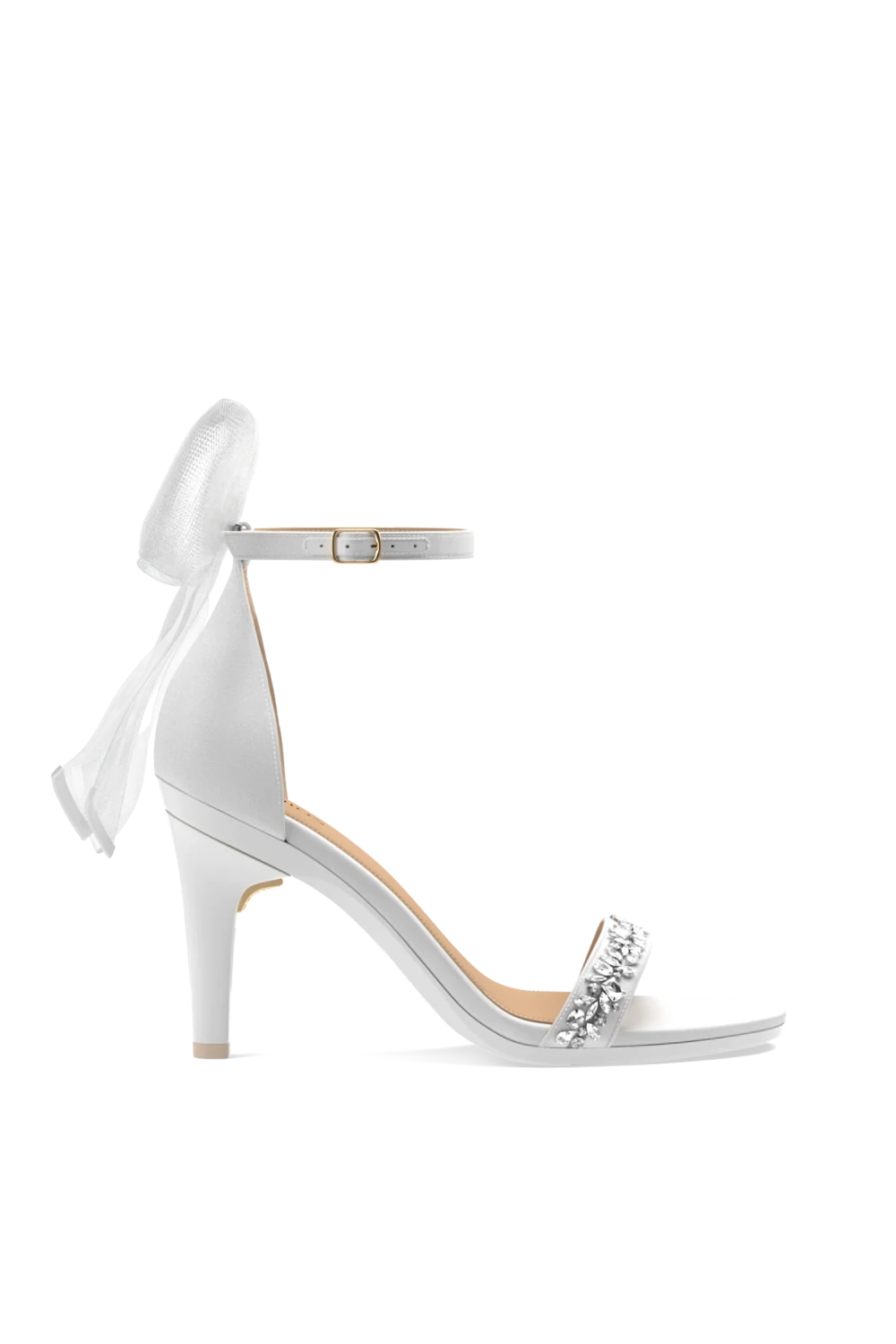The Pashionista - White Crystal Bow + Stiletto Heel Kit 4 White
