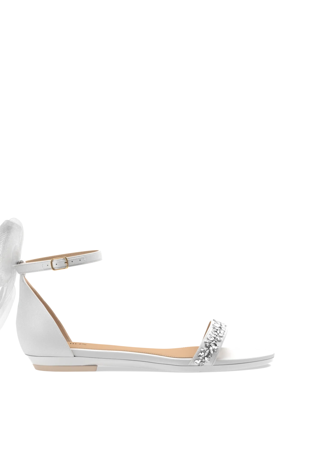 The Pashionista - White Crystal Bow