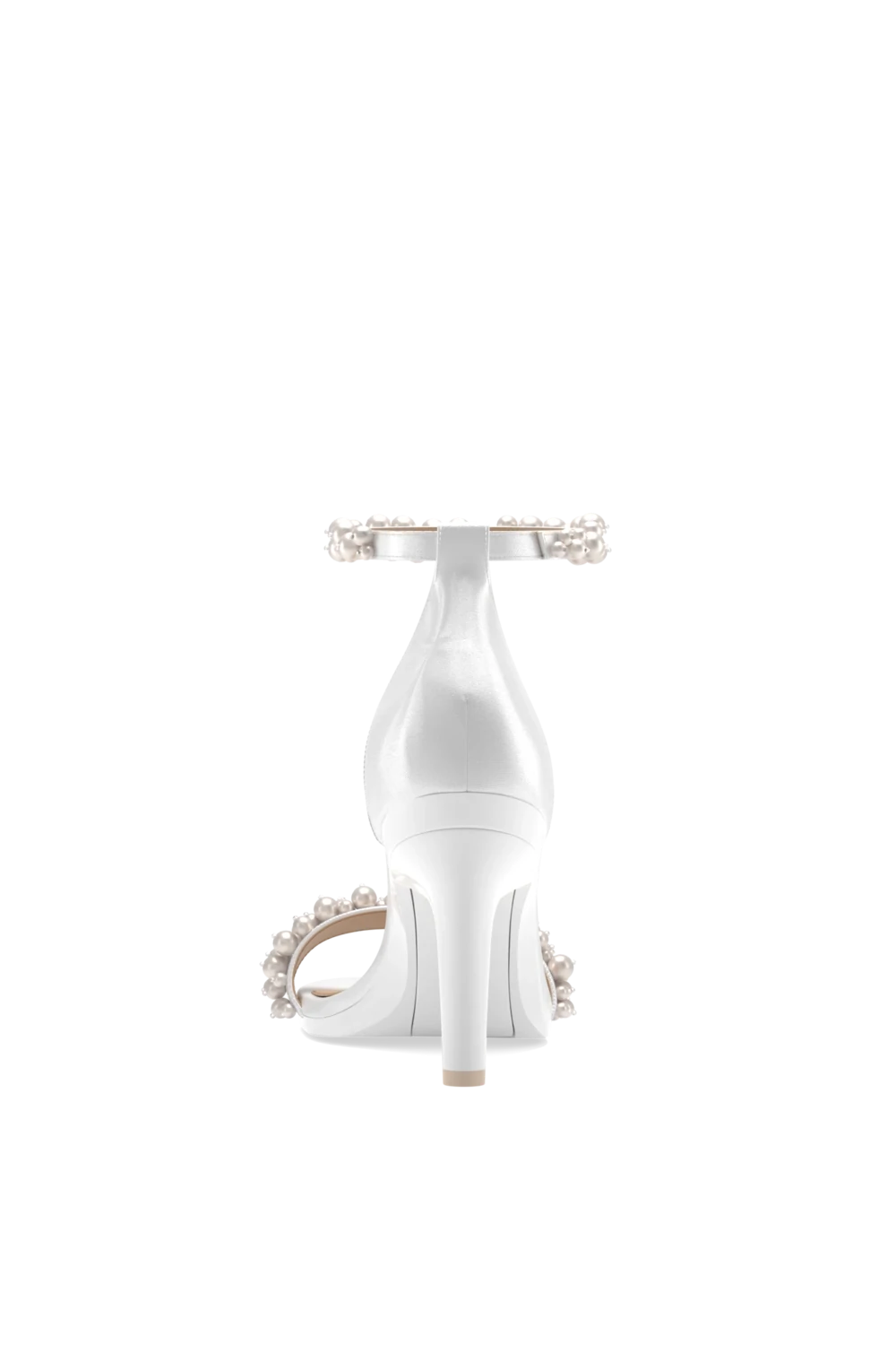 The Pashionista - White Satin Pearl + Stiletto Heel Kit 4 White