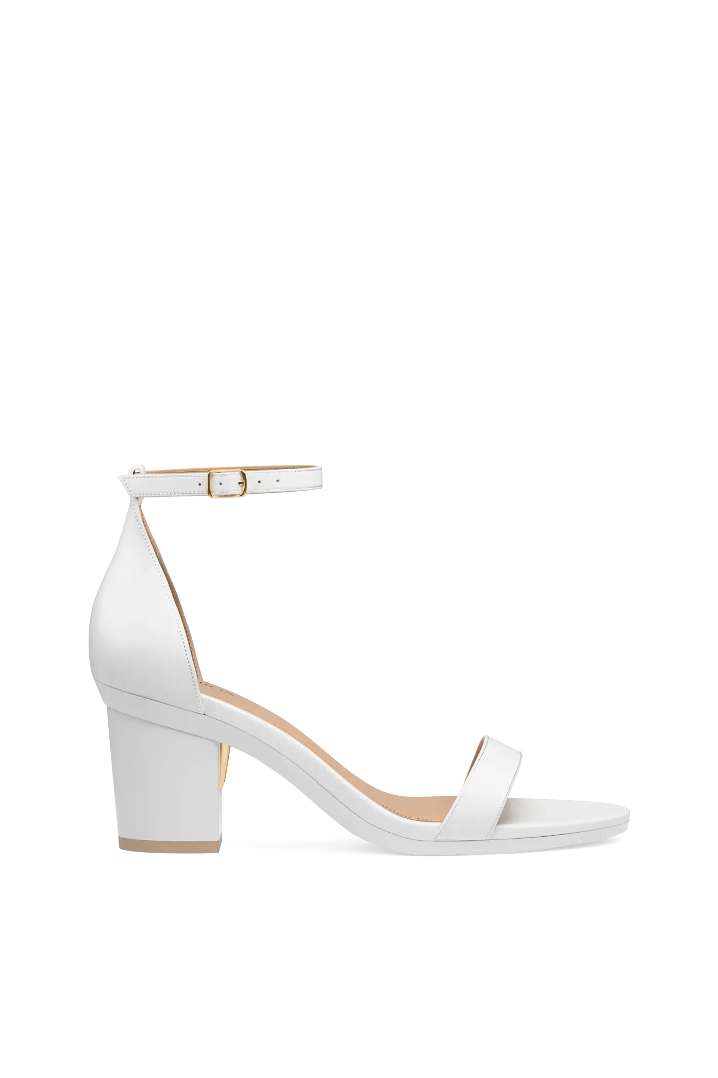 The Pashionista - White Leather + Block Heel Kit 3 White