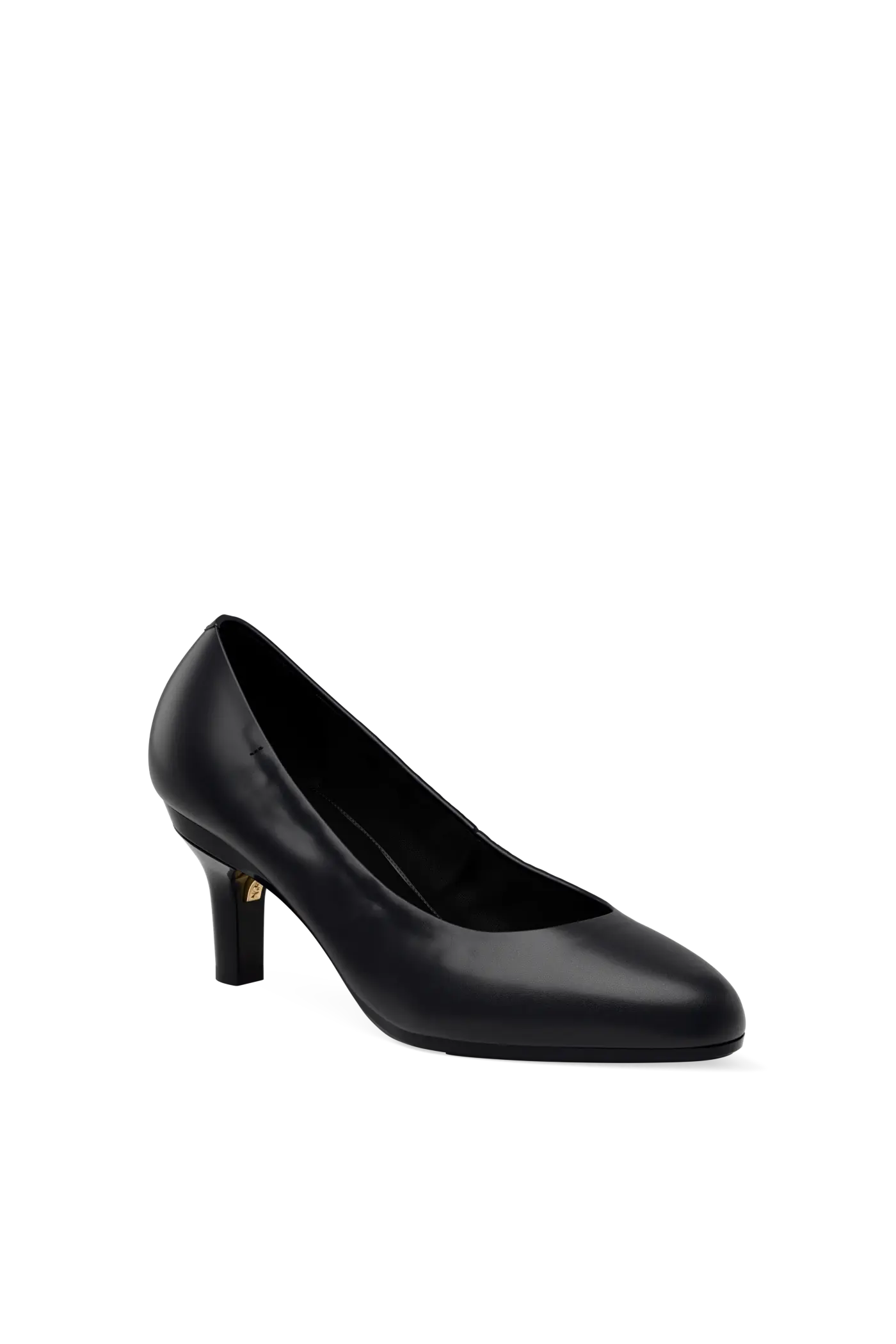 The Phoebe - Coal Leather 3 Stiletto