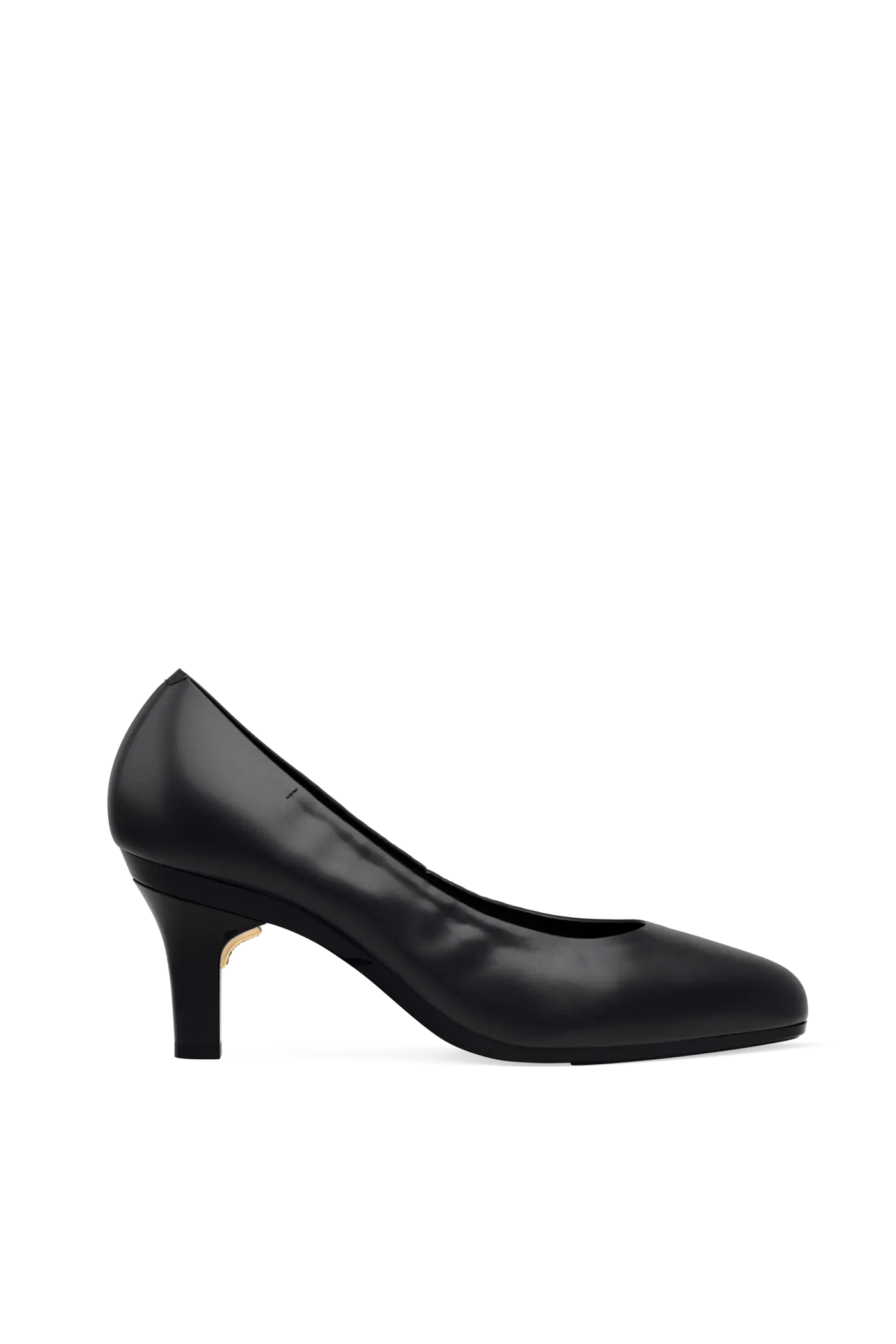 The Phoebe - Coal Leather 3 Stiletto