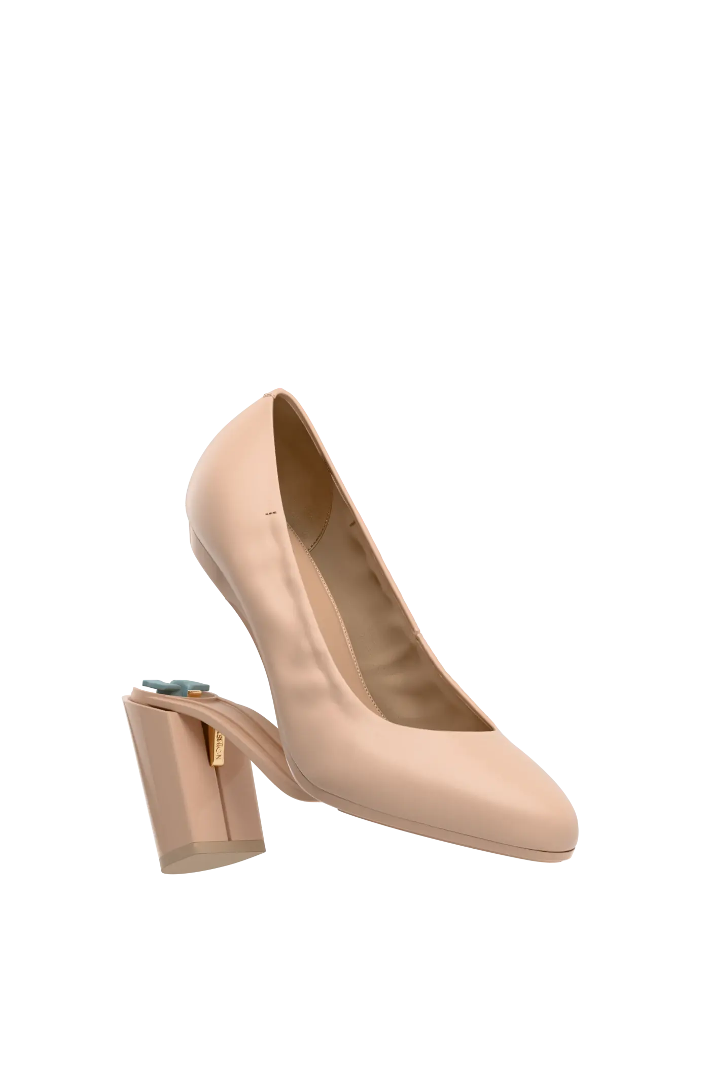 The Phoebe - Sand Leather 4 Block