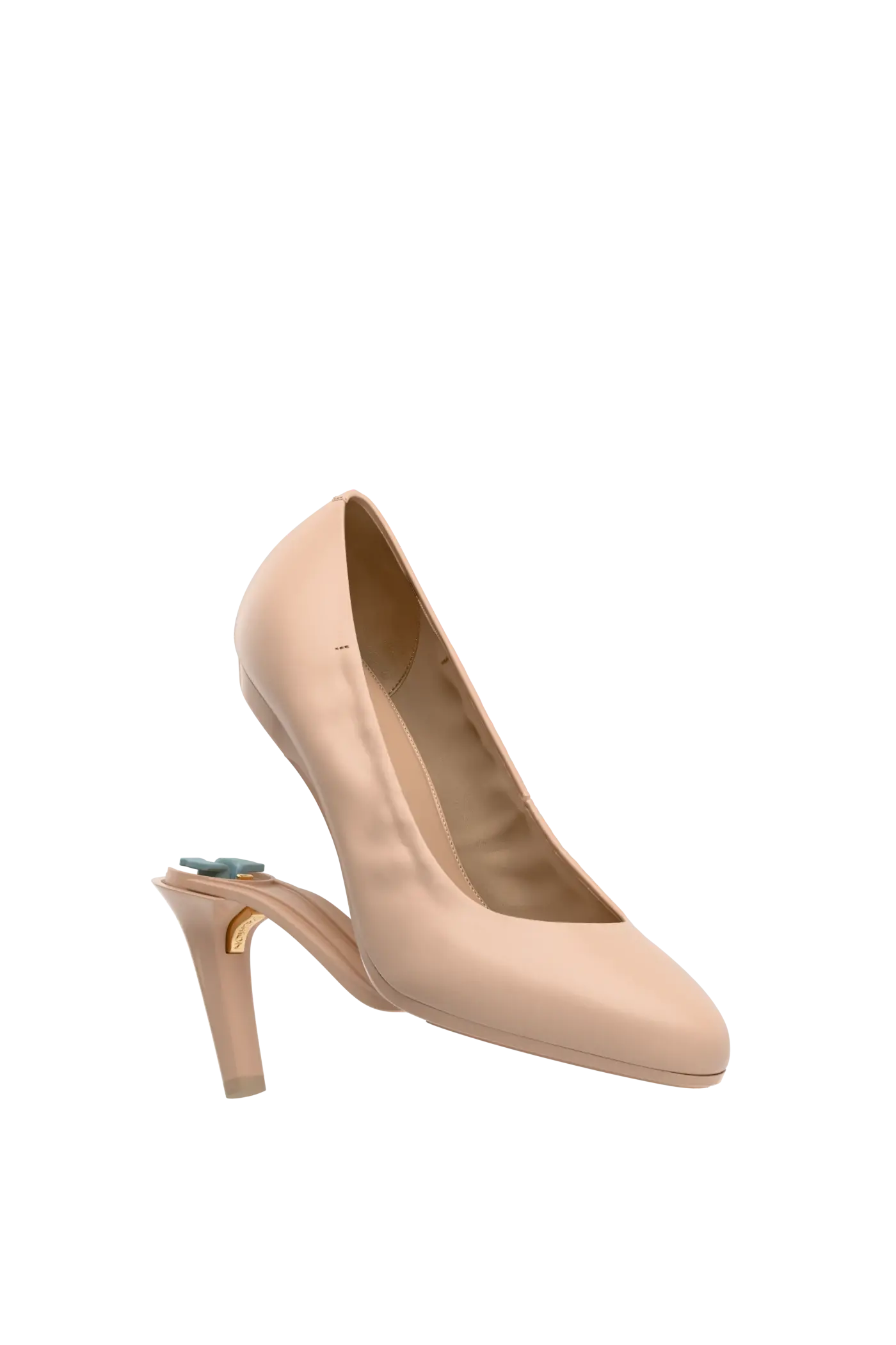 The Phoebe - Sand Leather 4 Stiletto