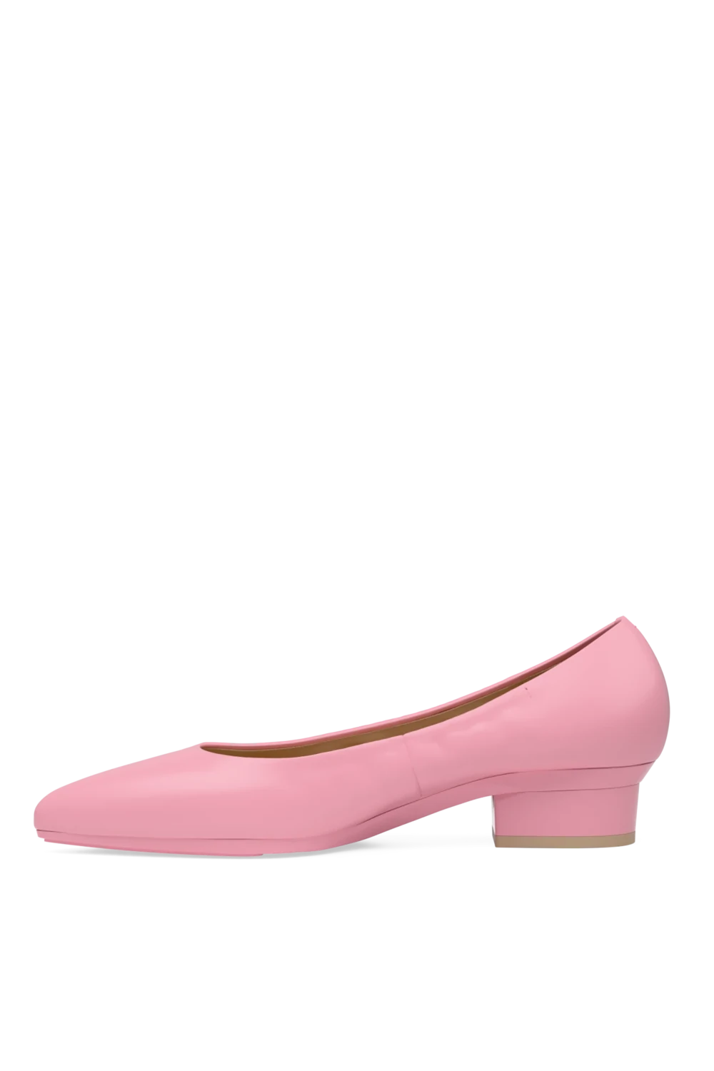 The Pump - Pink Leather