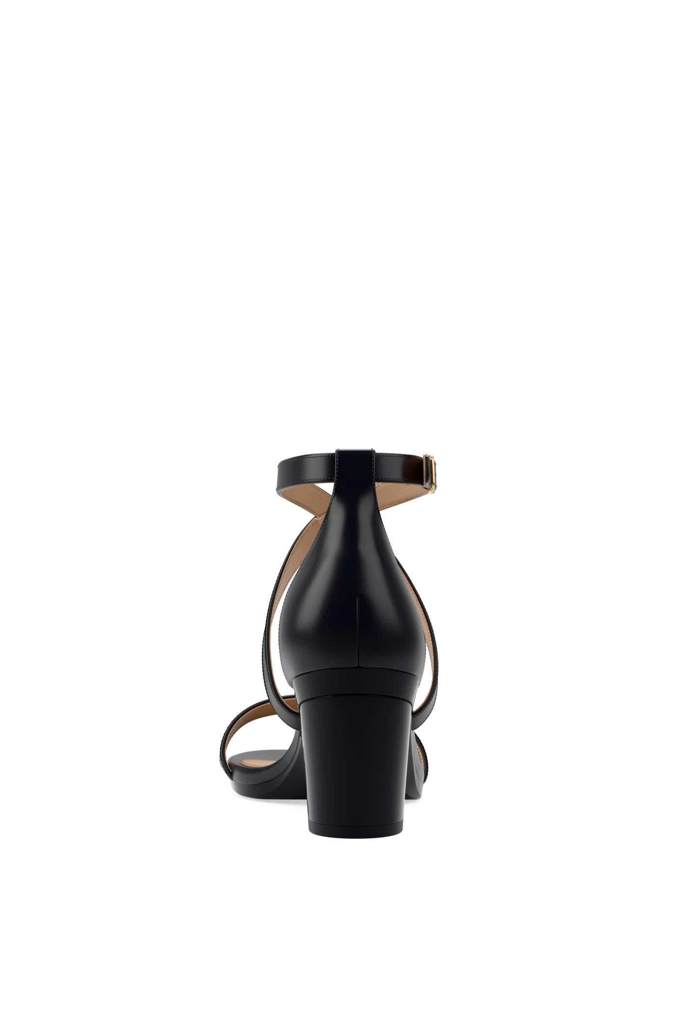 The Sandal - Coal Leather + Block Heel Kit 3 Coal