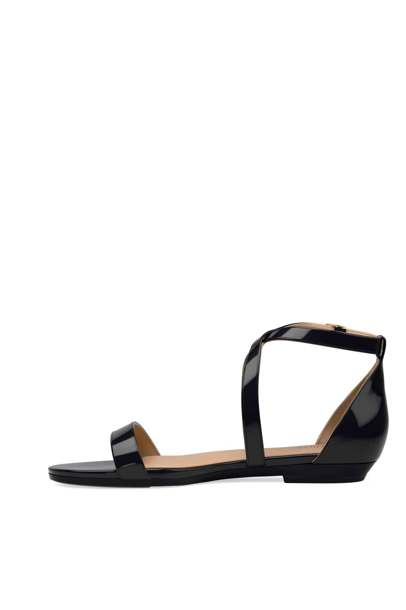 The Sandal - Coal Patent - FINAL SALE