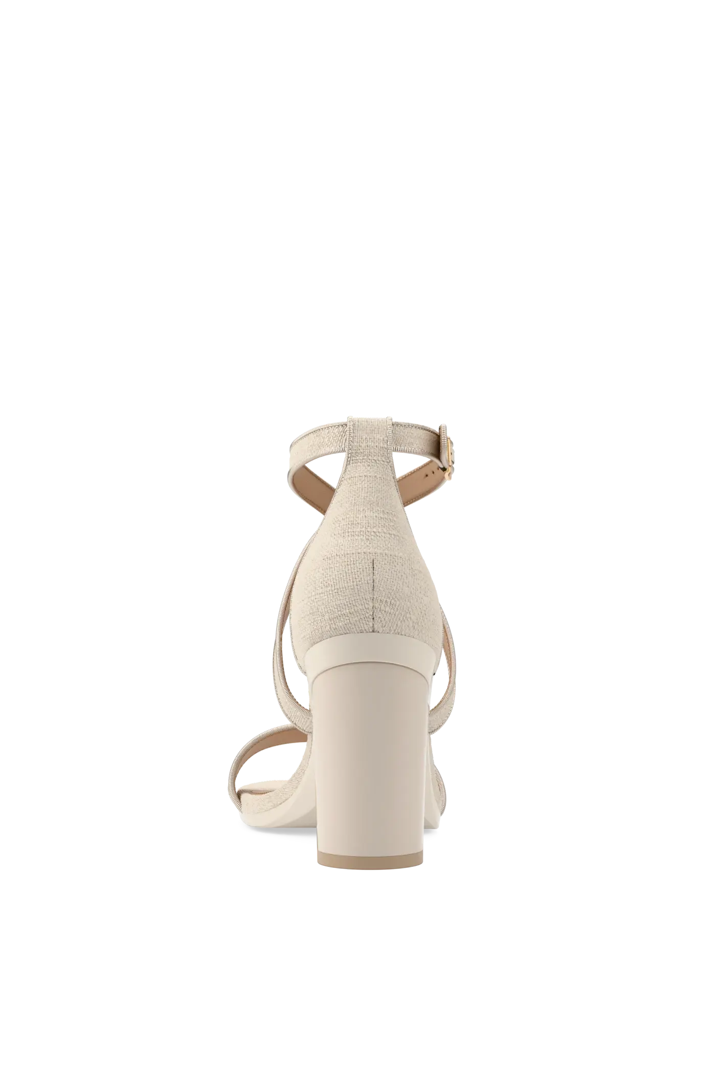 The Sandal - Ivory Linen 4 Block