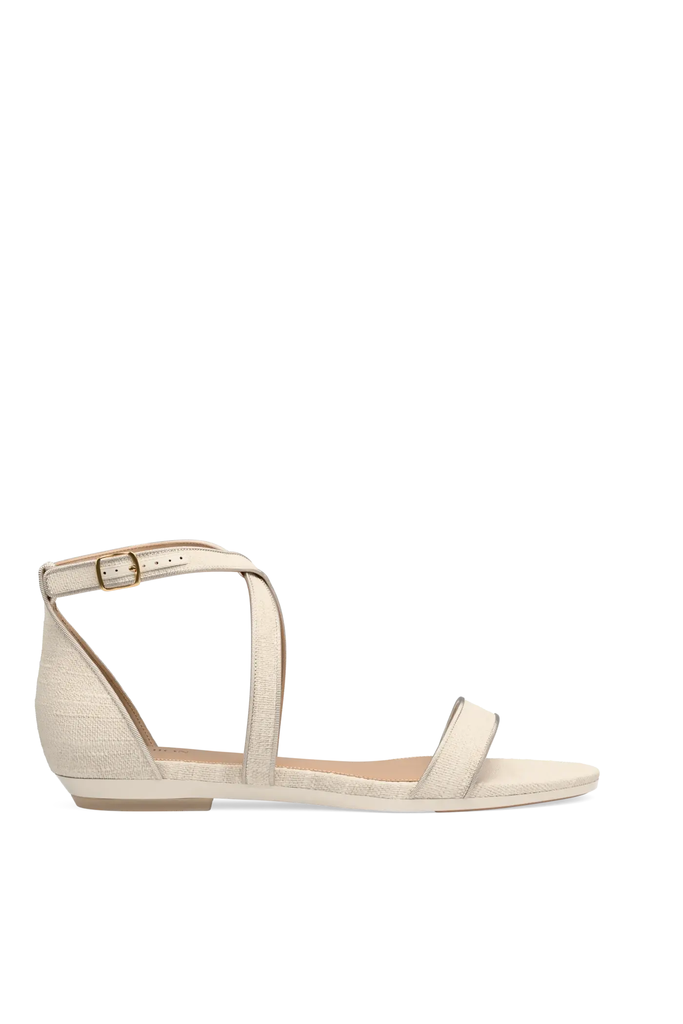 The Sandal - Ivory Linen